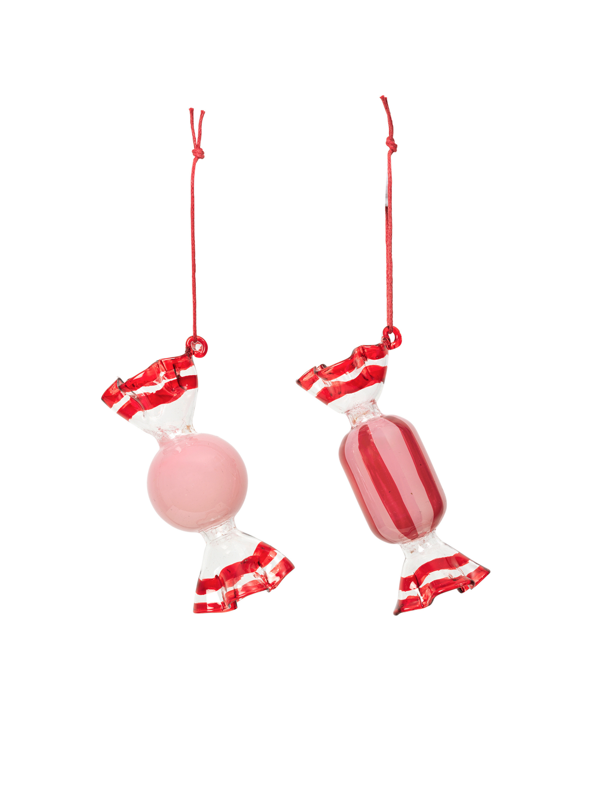 Broste Copenhagen Weihnachtskugel Candy Glas
