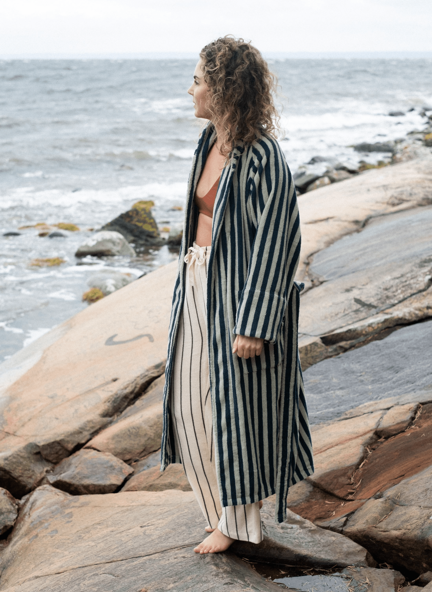 Bongusta Bademantel Naram Grün - hei - kju