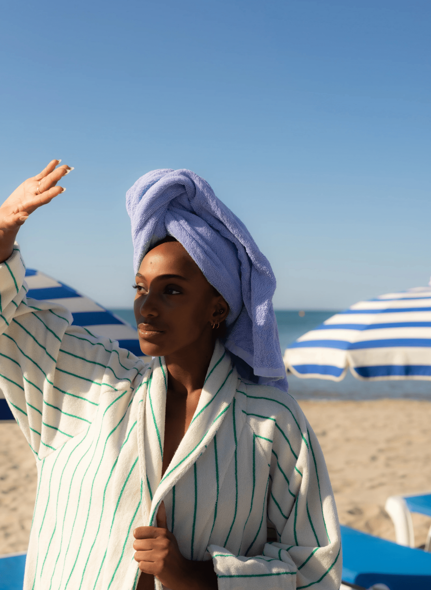 Bongusta Handtuch Naram Lavendel Blau - hei - kju