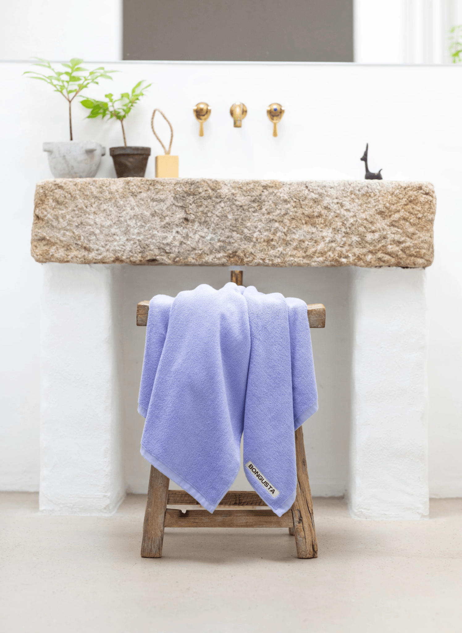 Bongusta Handtuch Naram Lavendel Blau - hei - kju