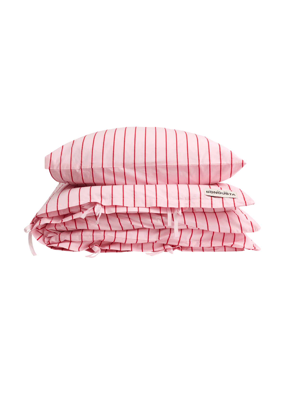 Bongusta Percale Bettwäsche Set Rosa & Rot - hei-kju