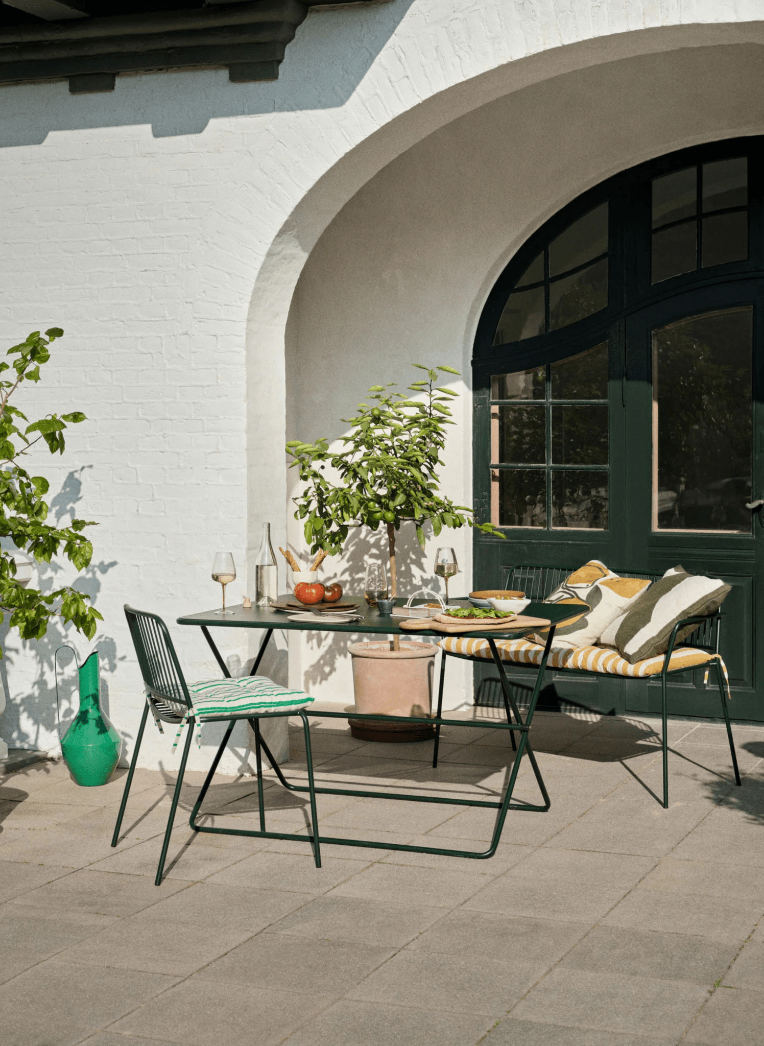 Broste Copenhagen Gartenstuhl Eden Grün - hei - kju