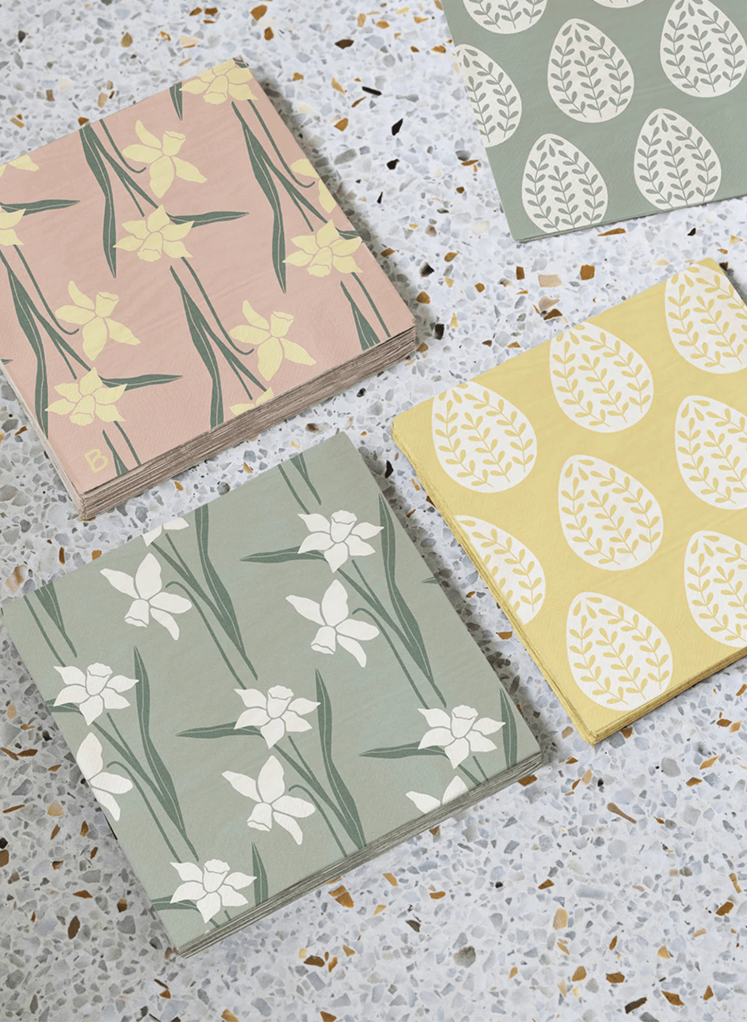 Broste Copenhagen Papierserviette Ostern 33 x 33cm 20er Pack - hei - kju