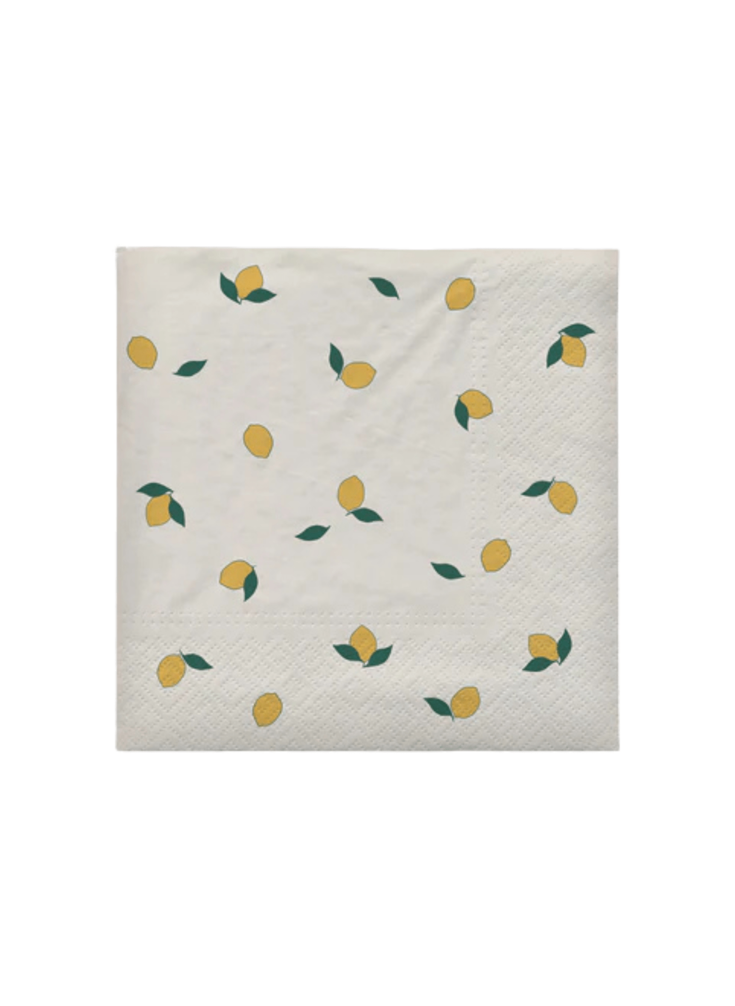 Broste Copenhagen Papierserviette Zitrone 33 x 33cm 20er Pack - hei - kju
