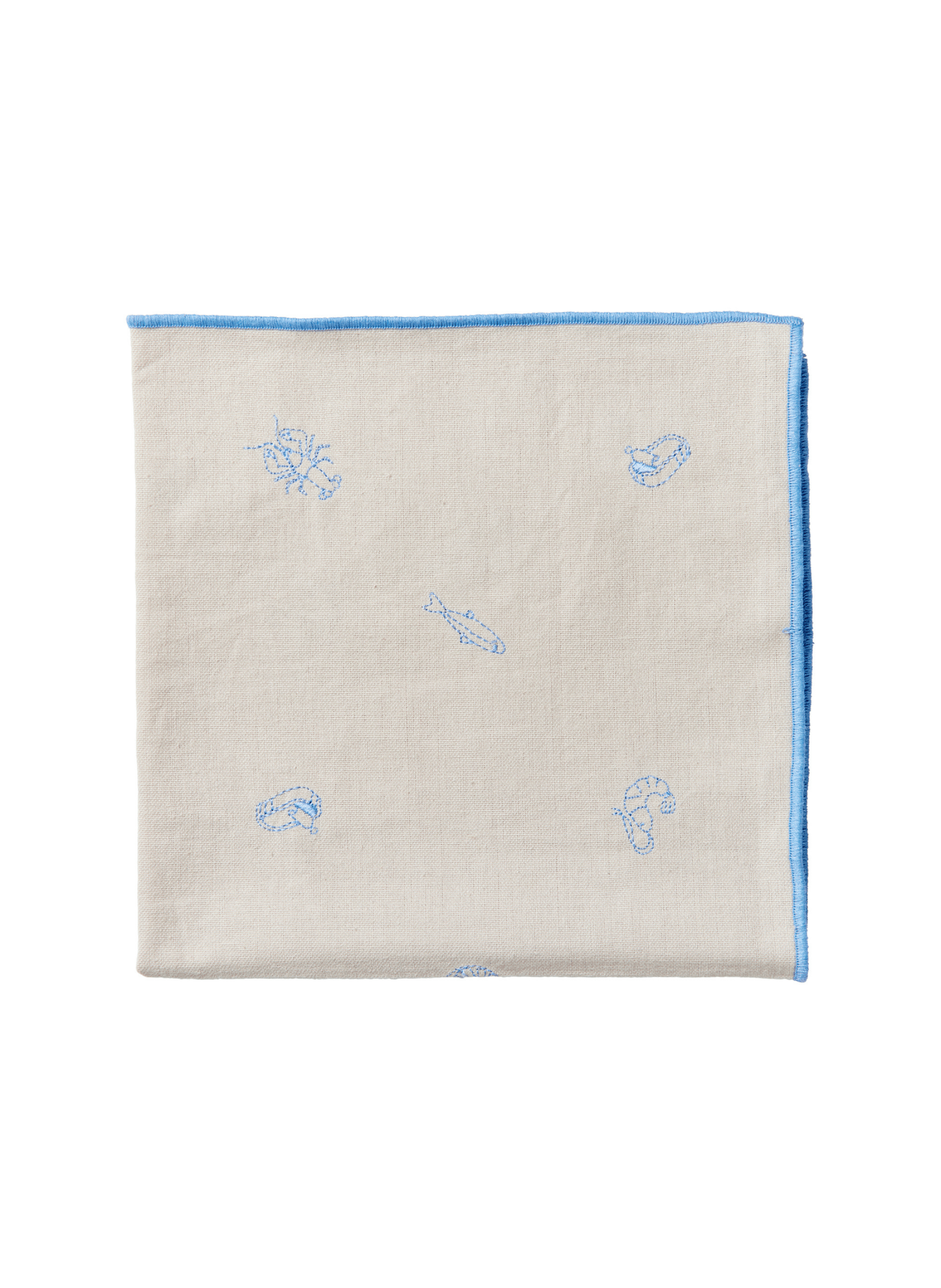 Broste Copenhagen Sea Stoffserviette Blau - hei - kju