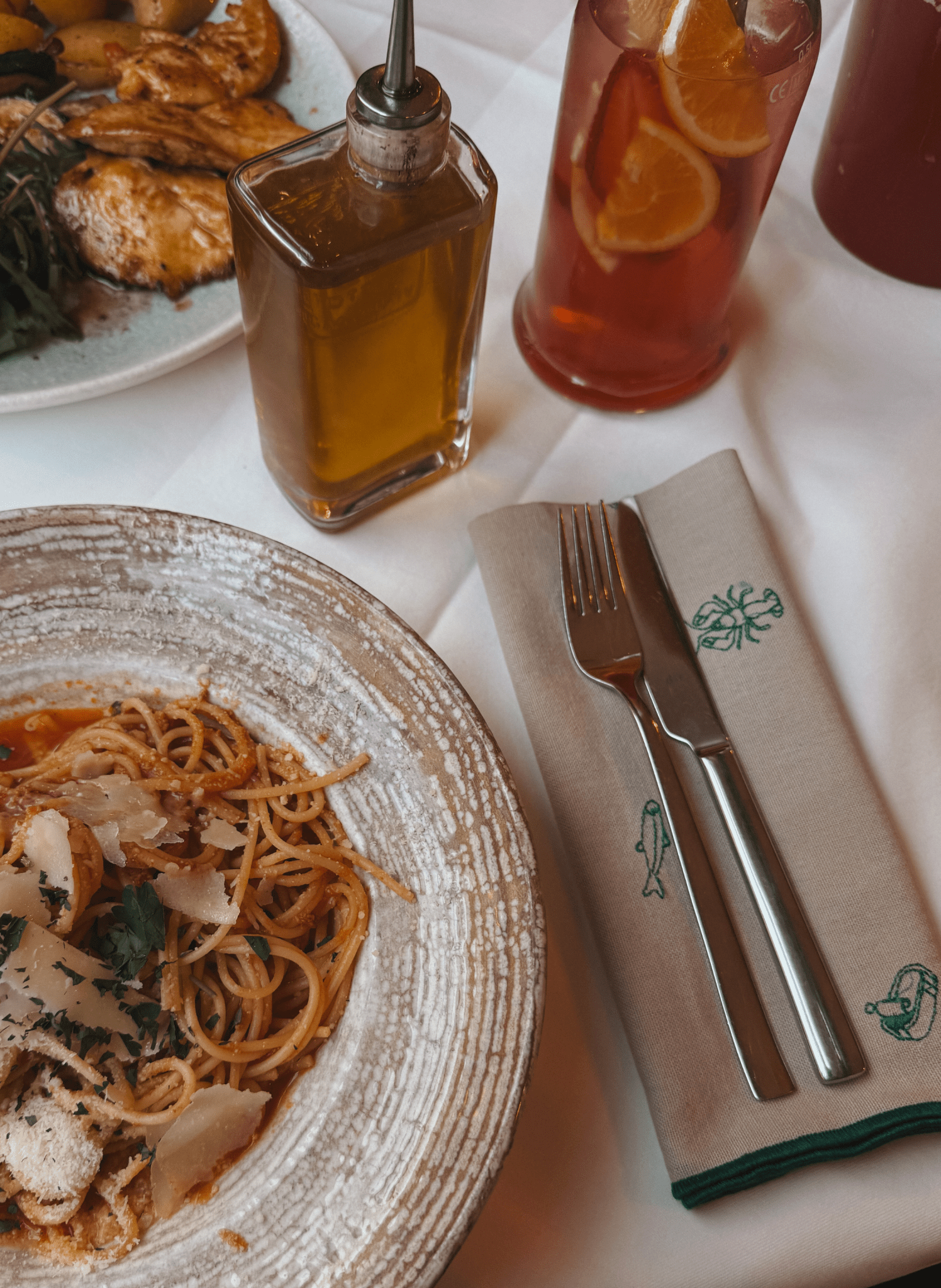 Broste Copenhagen Sea Stoffserviette Grün - hei - kju