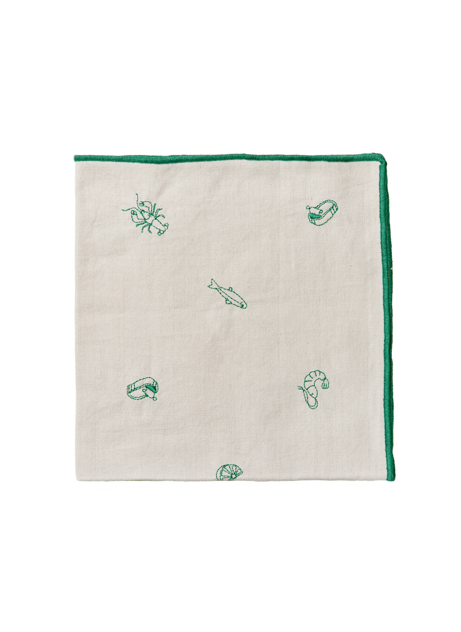 Broste Copenhagen Sea Stoffserviette Grün - hei - kju