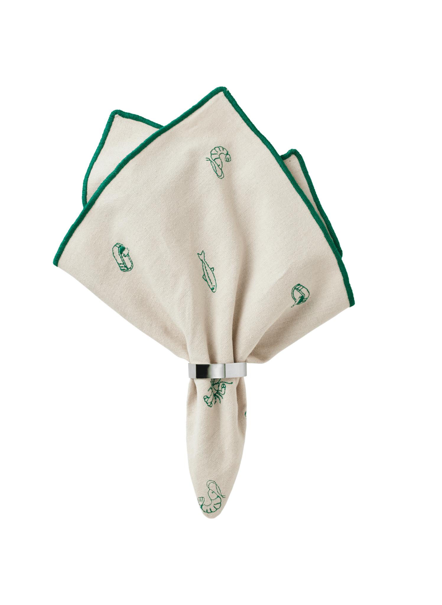 Broste Copenhagen Sea Stoffserviette Grün - hei - kju