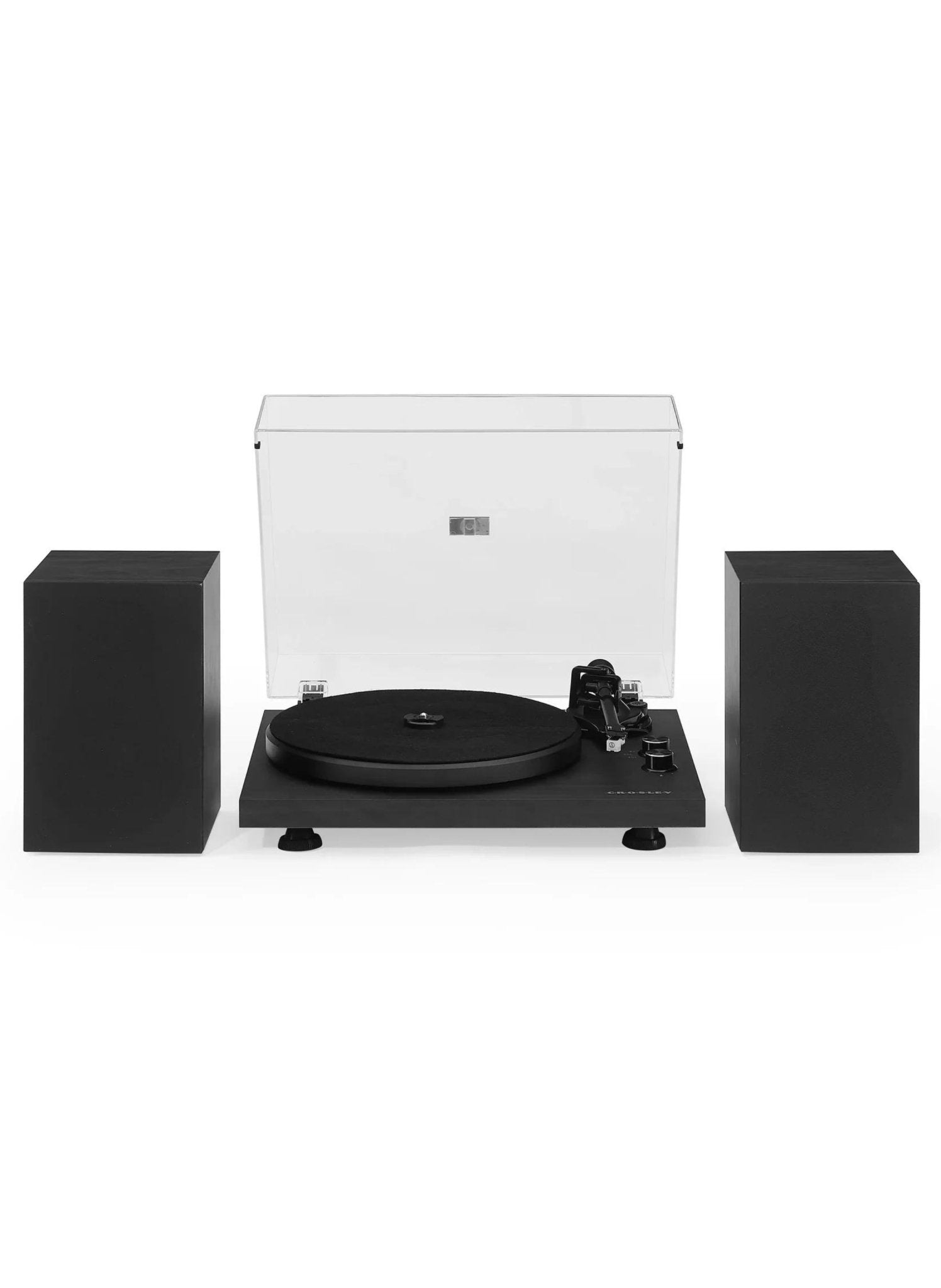 Crosley Bluetooth - Plattenspieler C62 mit externen Lautsprechern - hei - kju