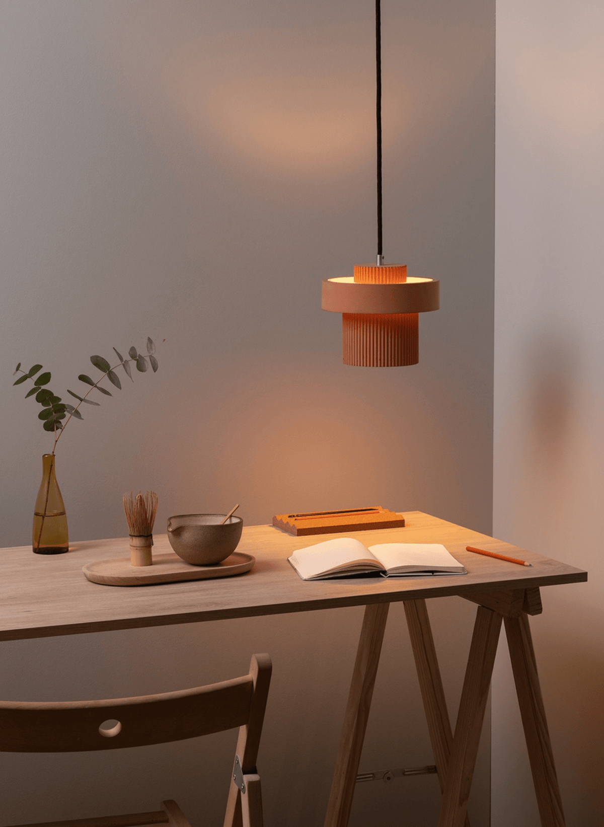GANTlights Pendelleuchte – Designlampe aus Beton mit Up & Down Licht (S9) - hei-kju