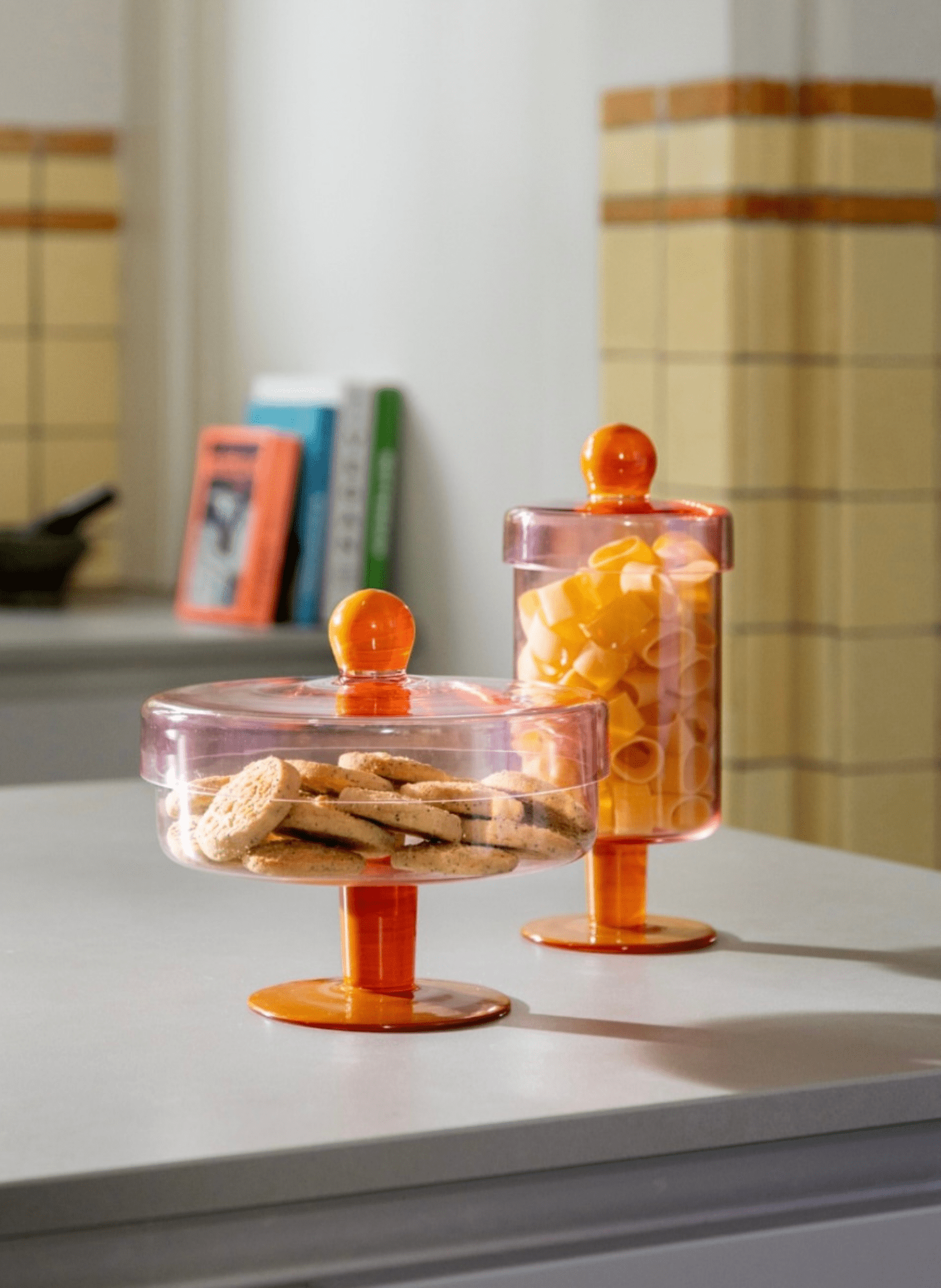 &k amsterdam Aufbewahrungsdose Duo aus Glas - hei - kju