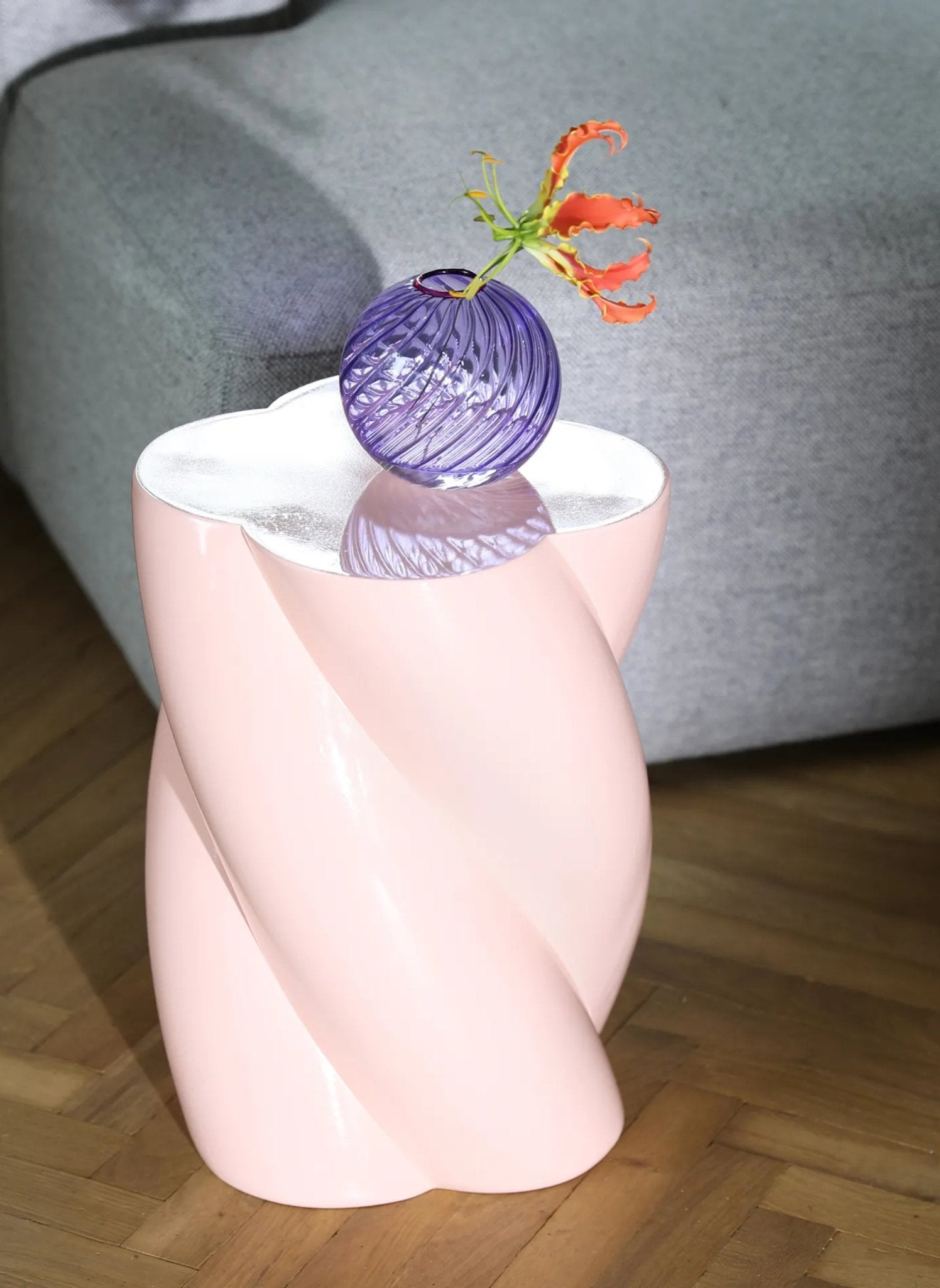 &k amsterdam Beistelltisch Marshmallow Rosa - hei - kju