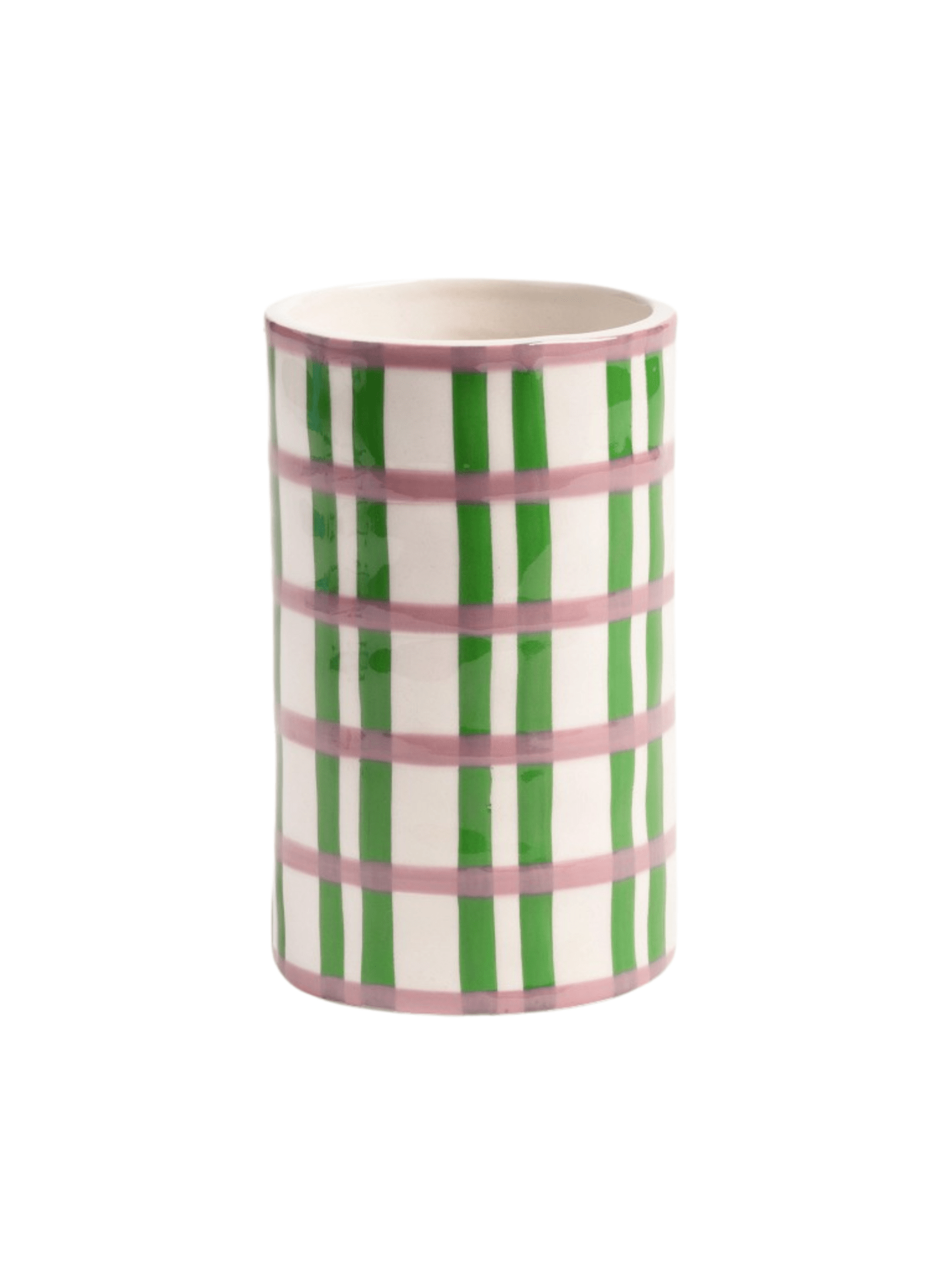 &k amsterdam handgefertigte Porzellan - Vase Clash - hei - kju