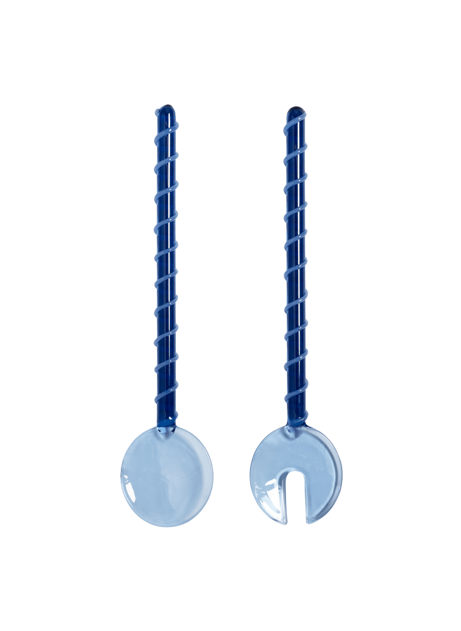 &k amsterdam Salatbesteck Sling Blau - hei - kju