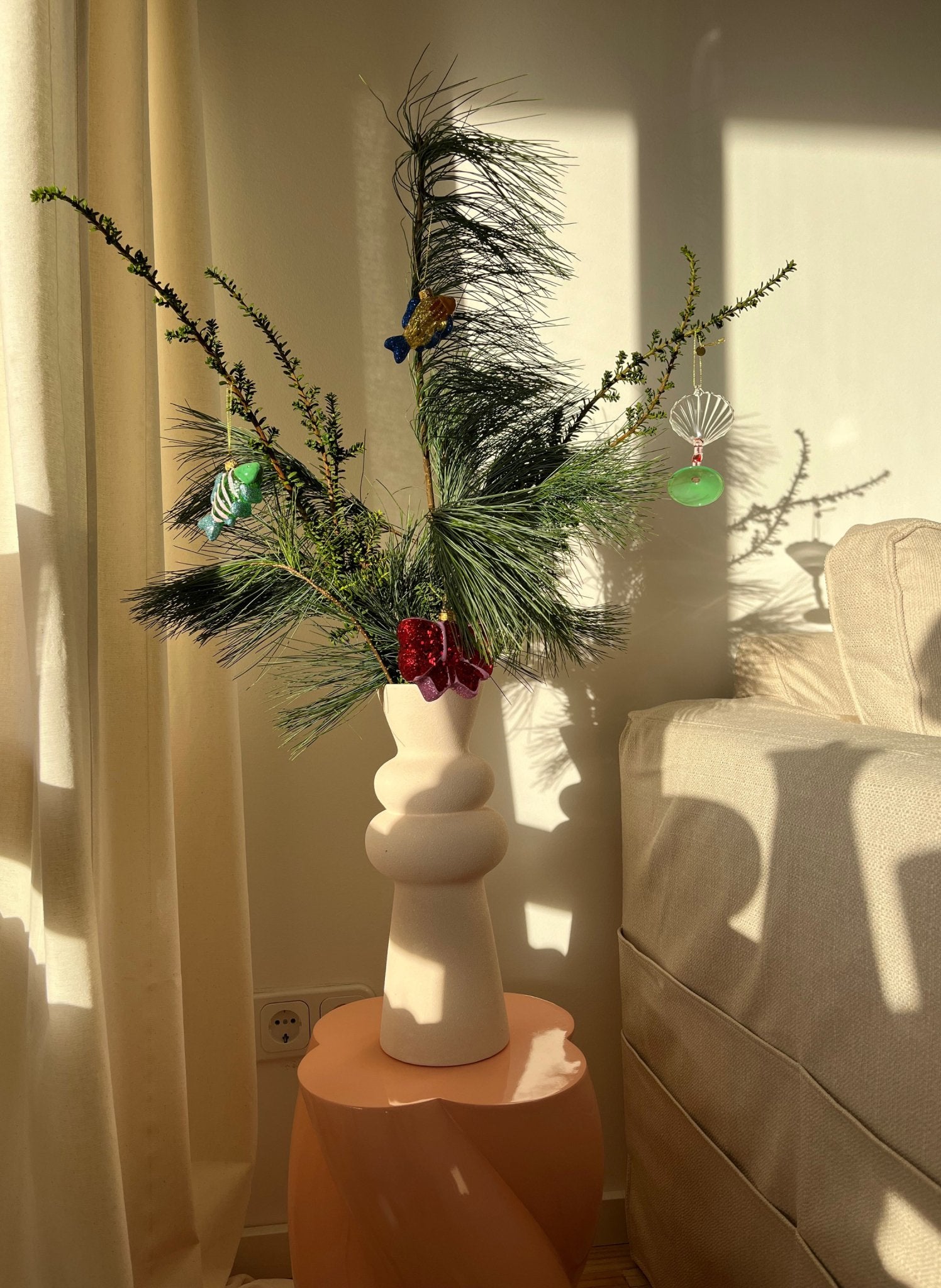 &k amsterdam Weihnachtskugel Schleife Rot - hei - kju