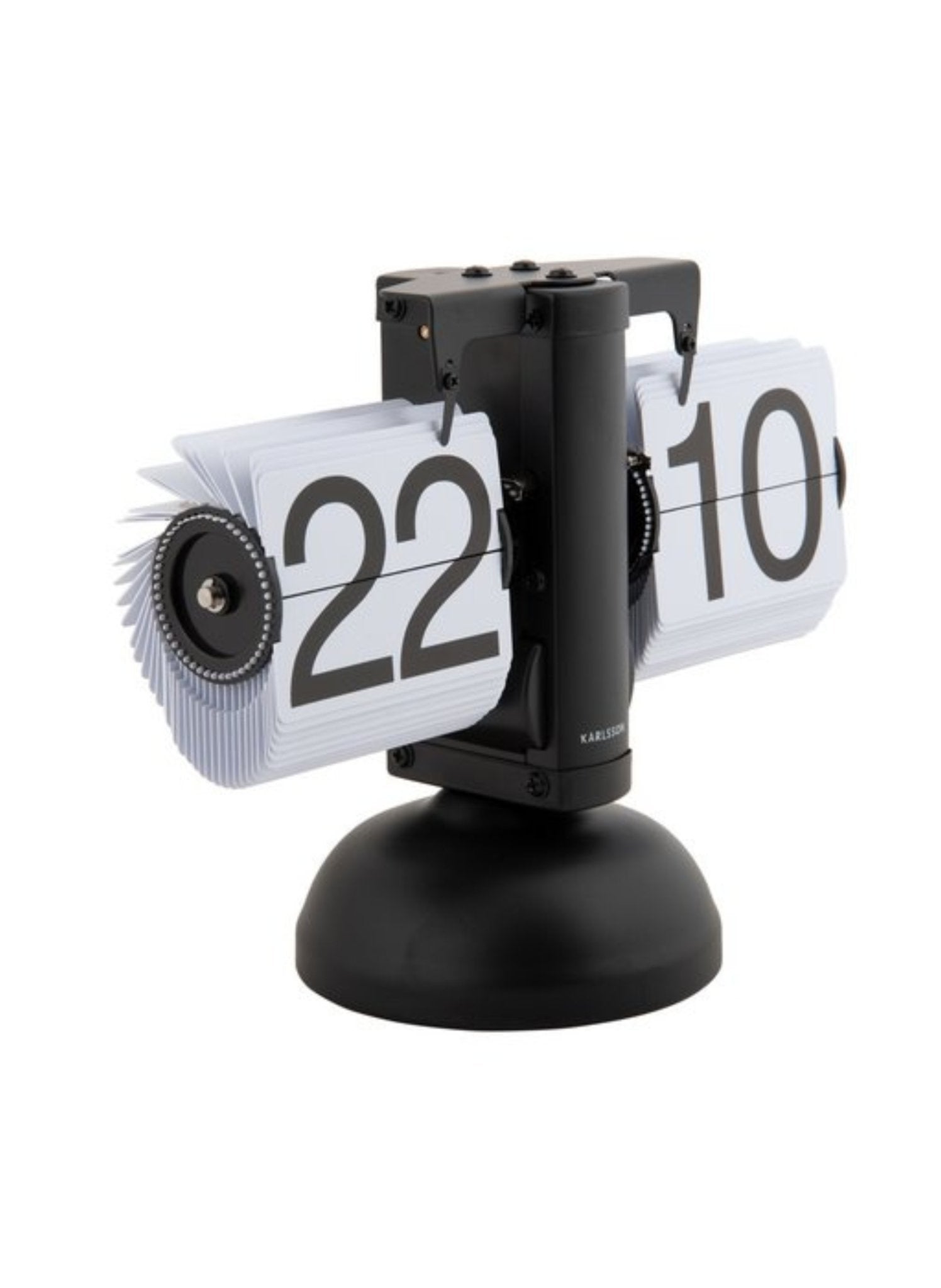 Karlsson Tischuhr Flip Schwarz - hei - kju