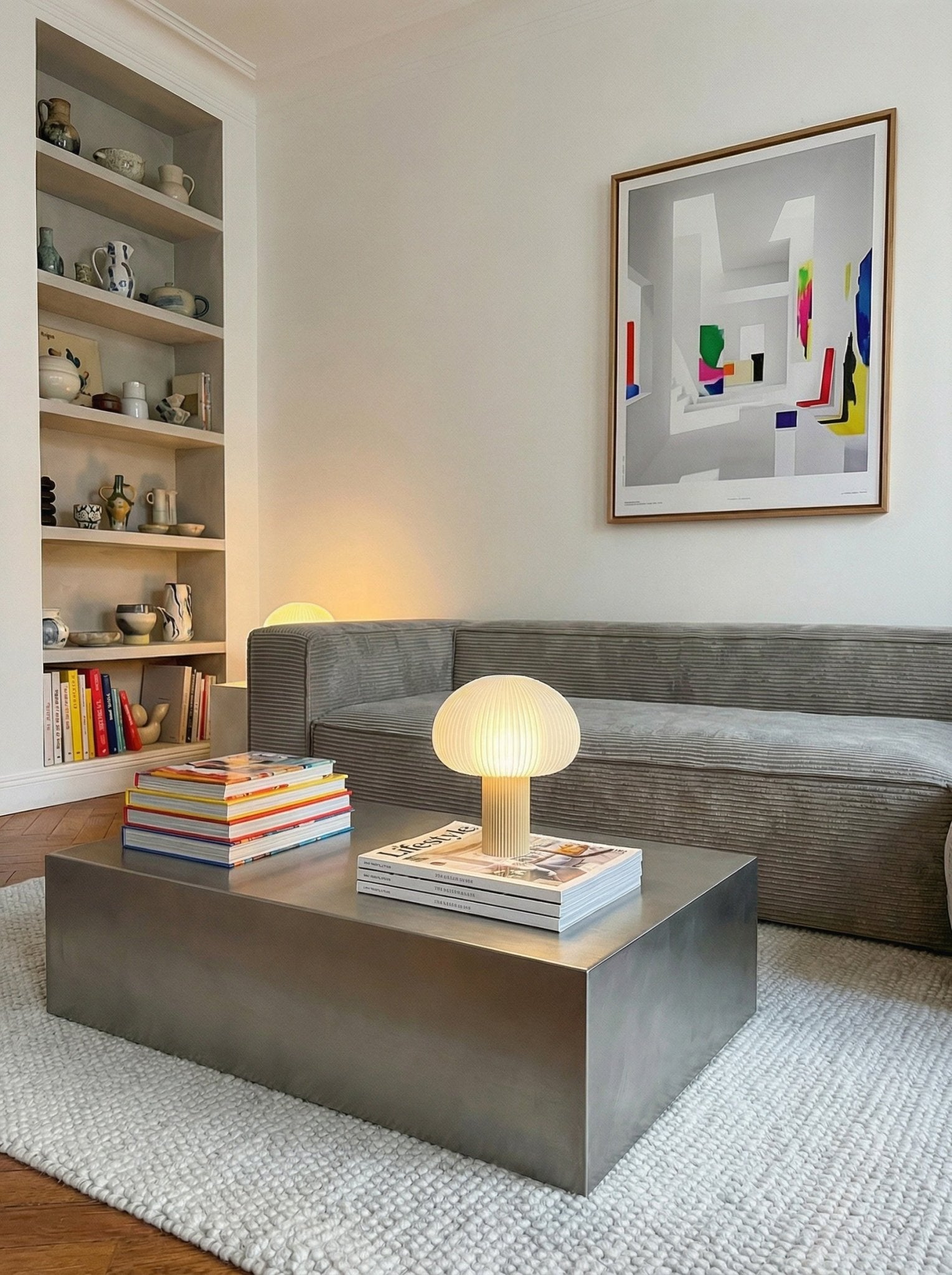 LOULA STUDIO Design Tischleuchte AURA mit Farbfilter System - hei - kju