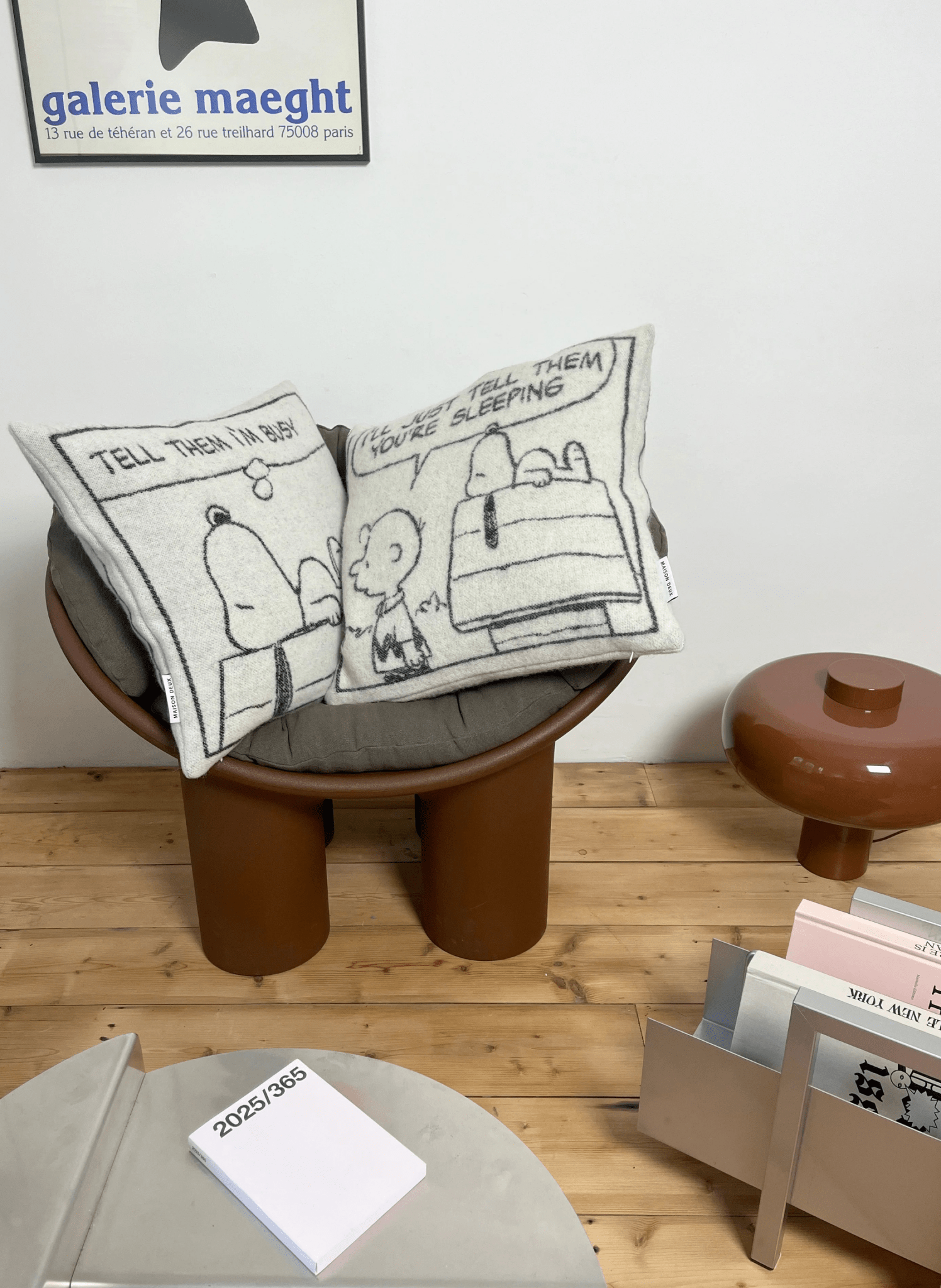 Maison Deux Kissen 2er Set Peanuts Comic Doughnut - hei - kju
