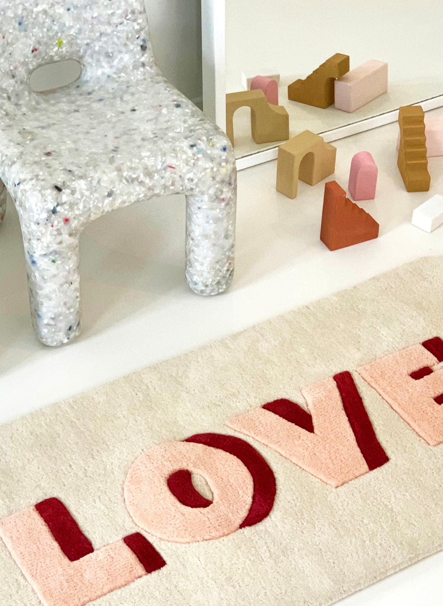 Maison Deux Teppich Love 100 x 50 cm - hei - kju