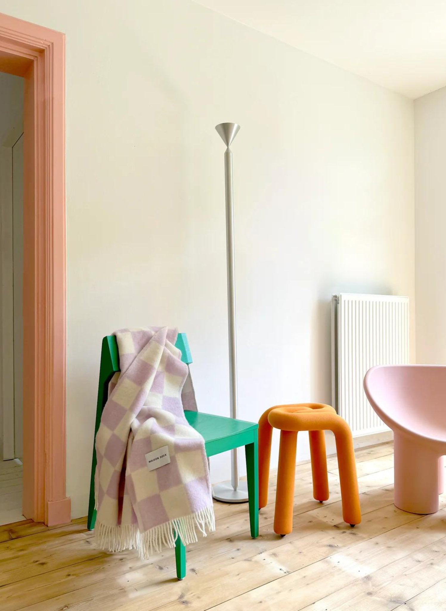 Maison Deux Wolldecke Checkerboard - hei - kju