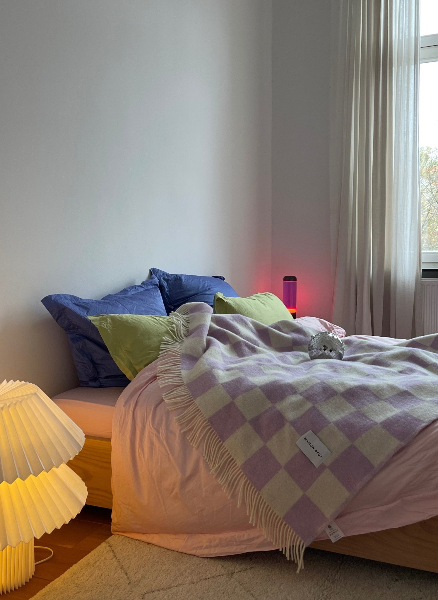 Maison Deux Wolldecke Checkerboard - hei - kju