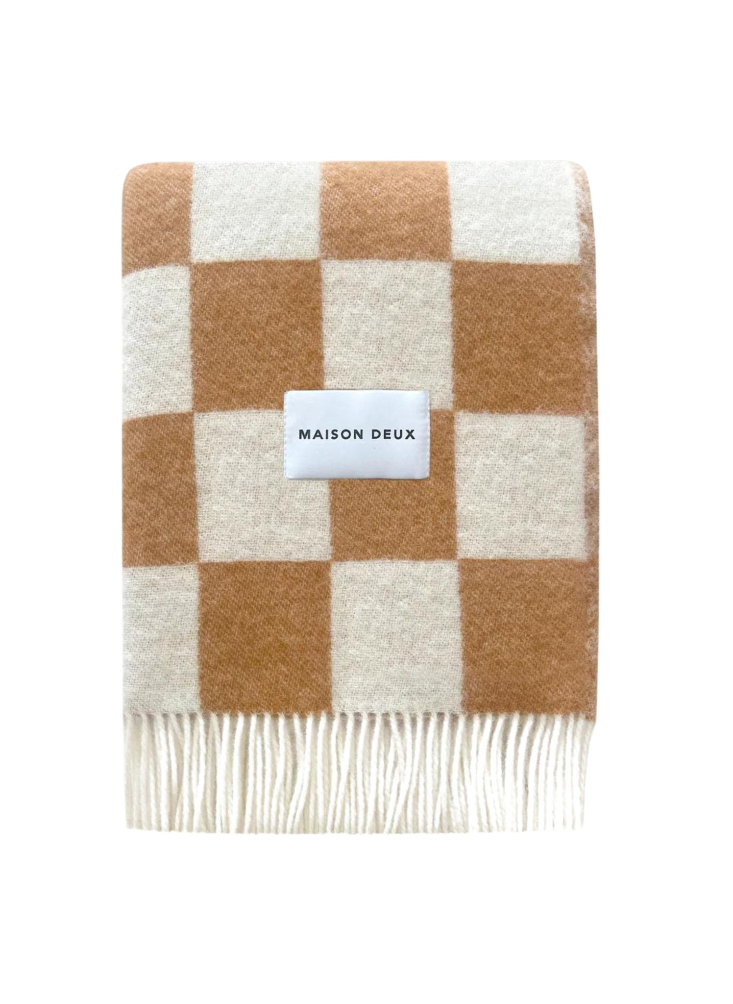 Maison Deux Wolldecke Checkerboard - hei - kju