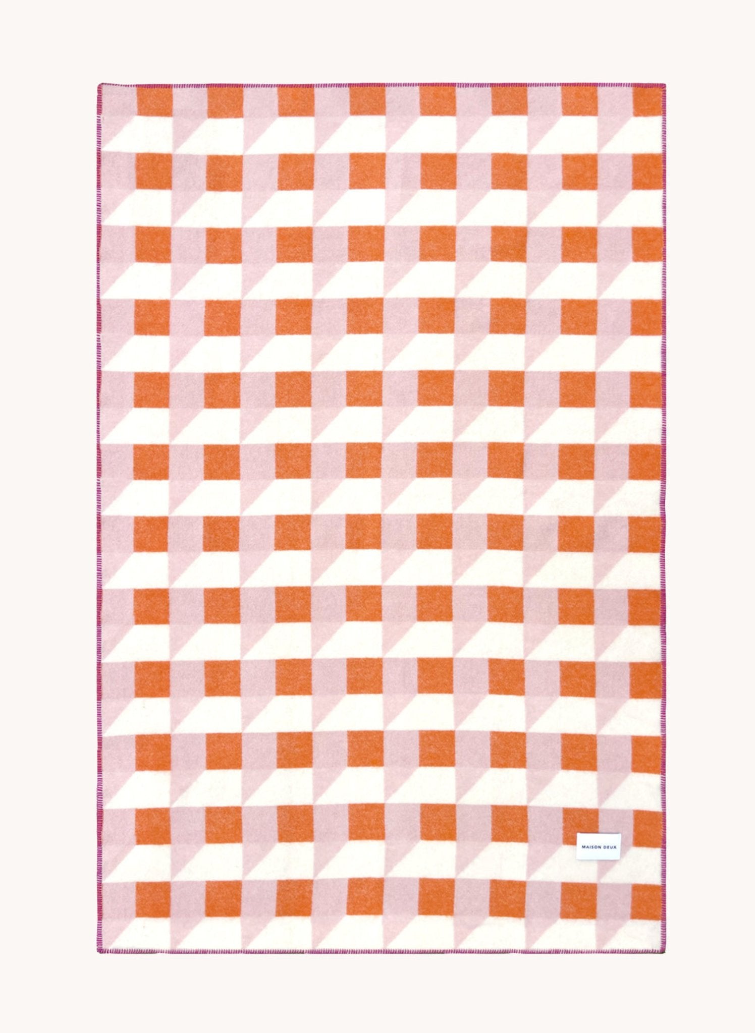 Maison Deux Wolldecke Cubics - hei - kju