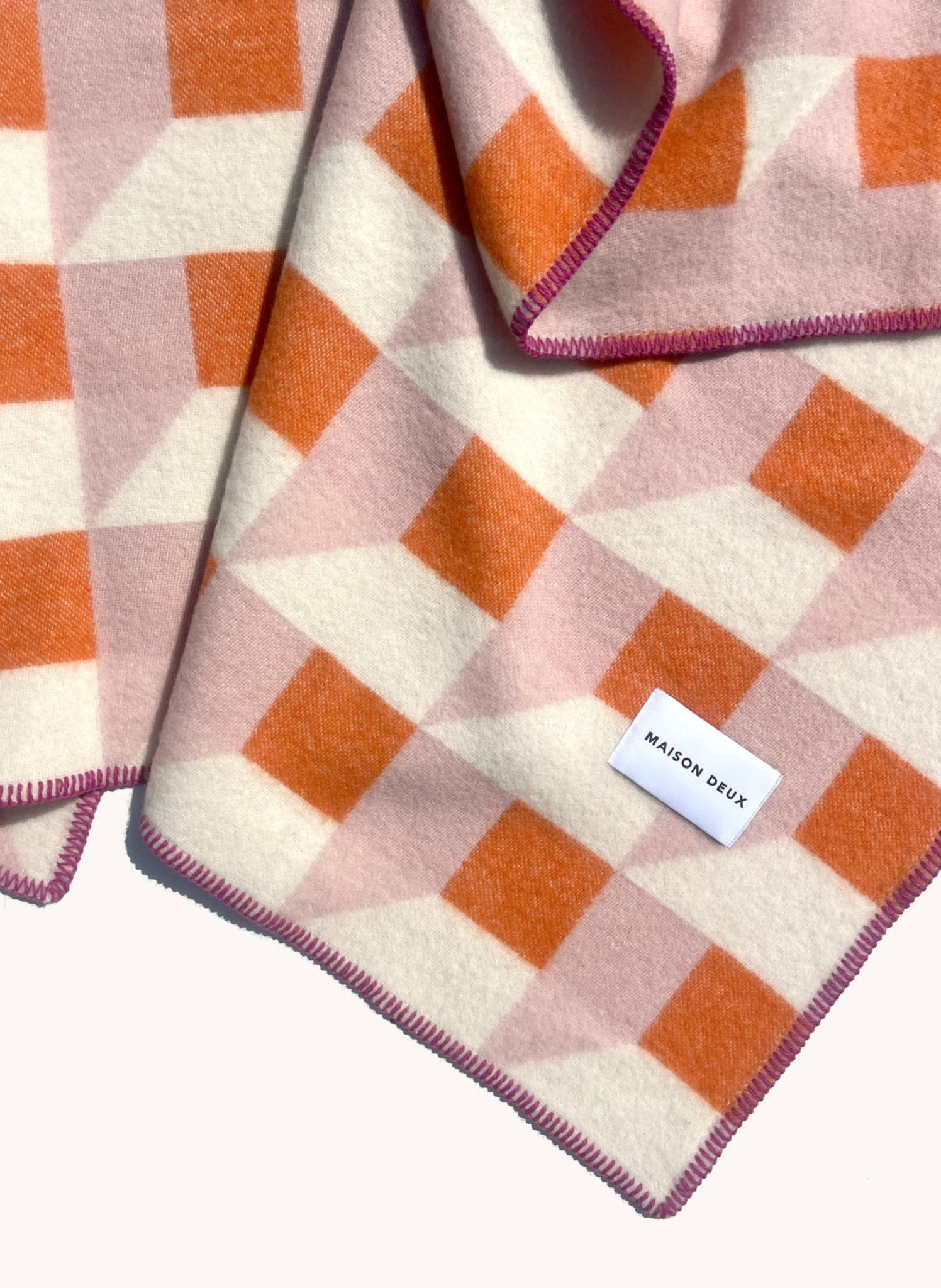 Maison Deux Wolldecke Cubics - hei - kju