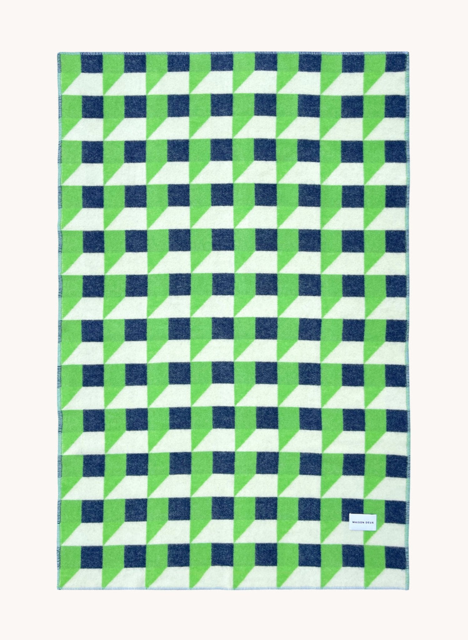 Maison Deux Wolldecke Cubics - hei - kju