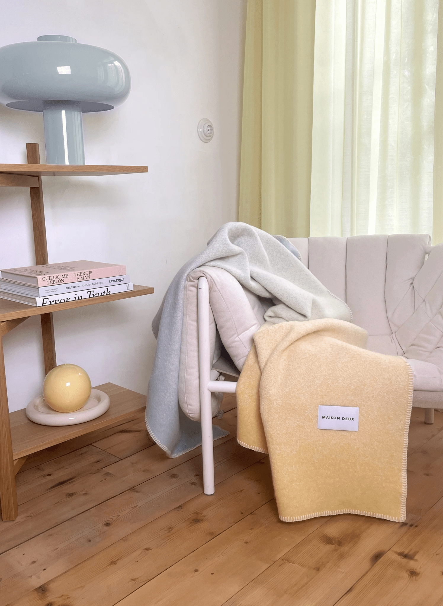 Maison Deux Wolldecke Gradient Sunrise - hei - kju