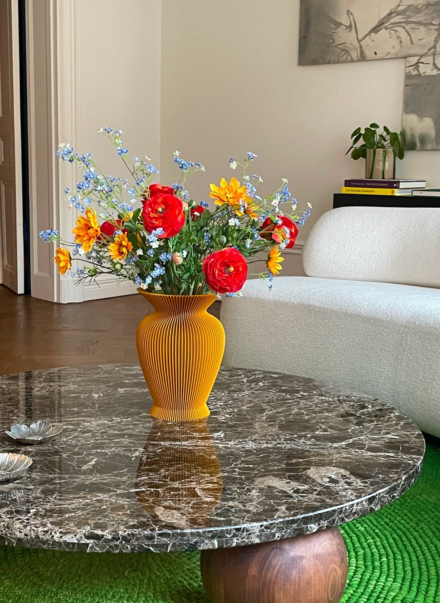 MANU Betty Vase Mustard - hei - kju