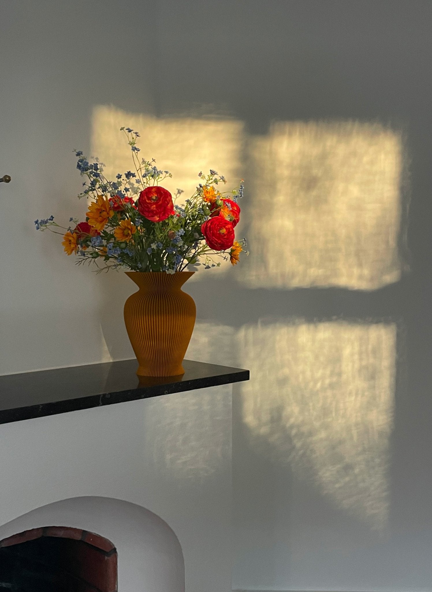 MANU Betty Vase Mustard - hei - kju