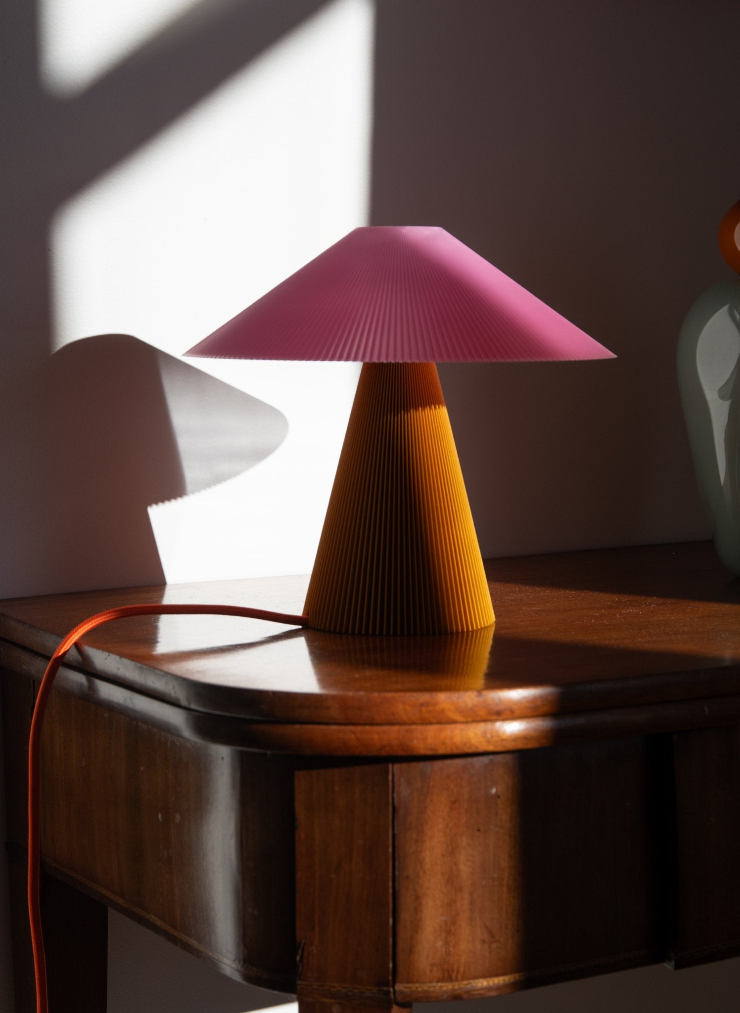 MANU Tischlampe Jane Pink / Mustard - hei - kju