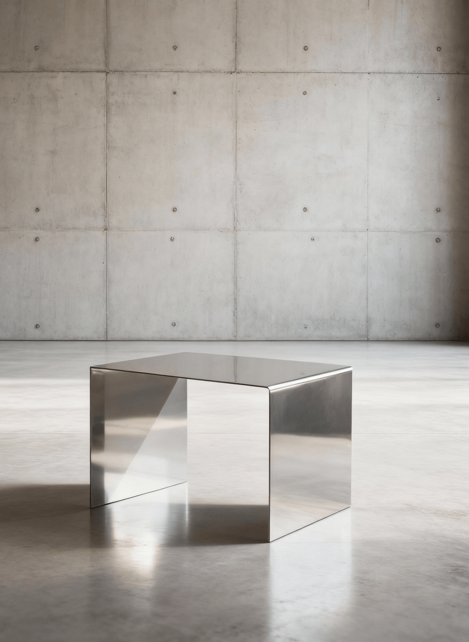 Mo Interiors Beistelltisch Spiegelpolierter Edelstahl - hei - kju