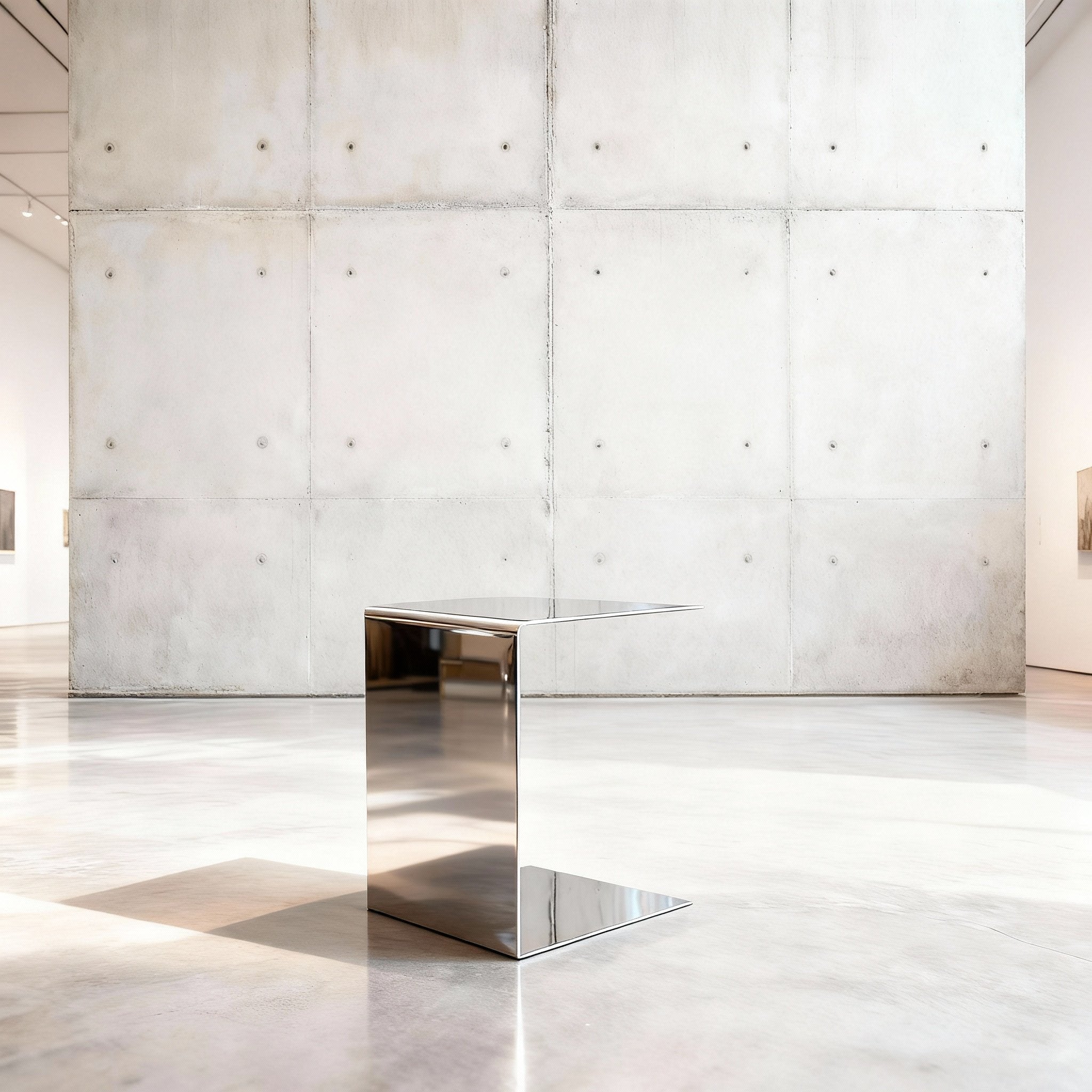 Mo Interiors Beistelltisch Spiegelpolierter Edelstahl - hei - kju