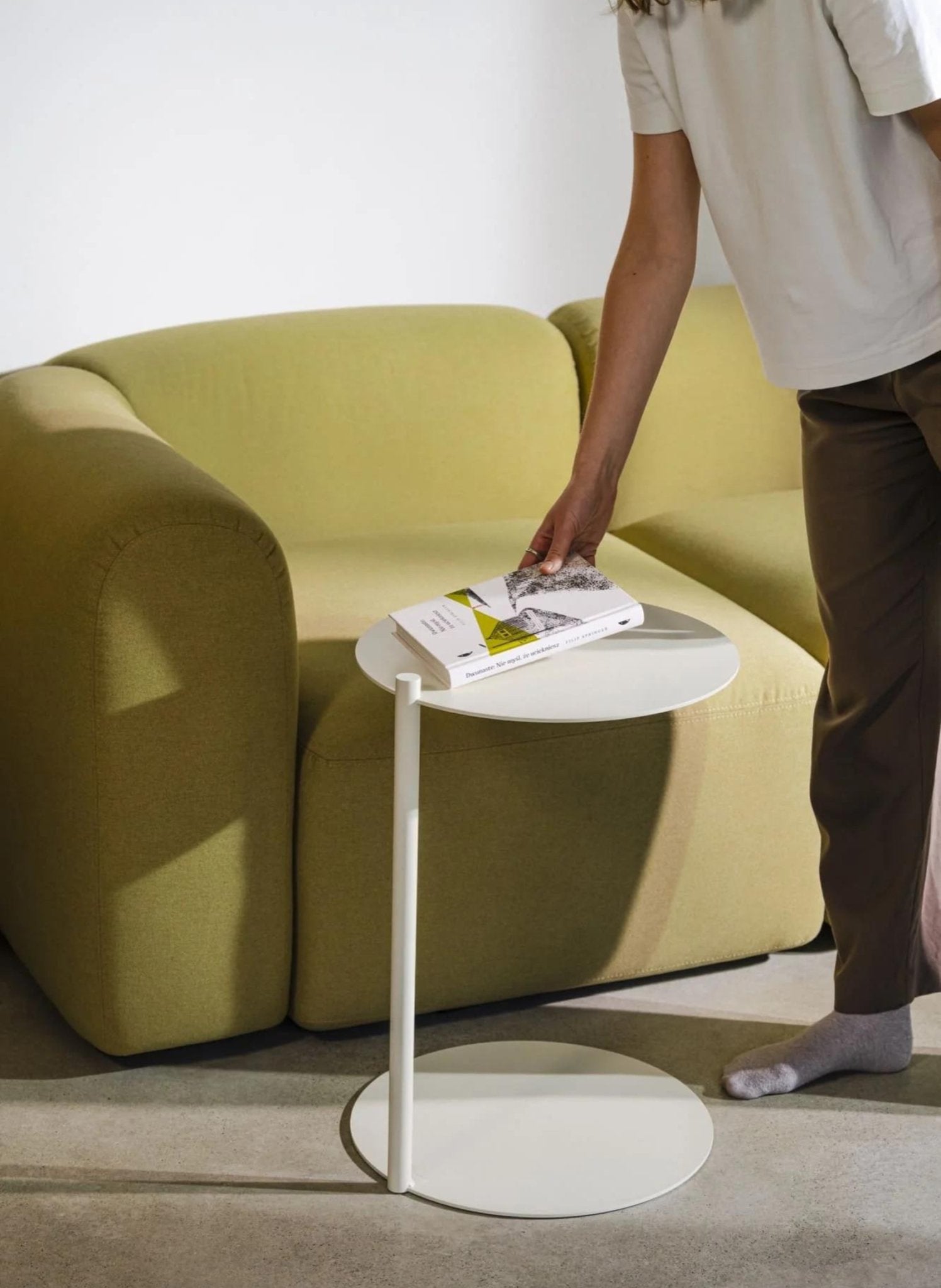 Noo.ma Runder Beistelltisch Ande aus Metall - hei - kju