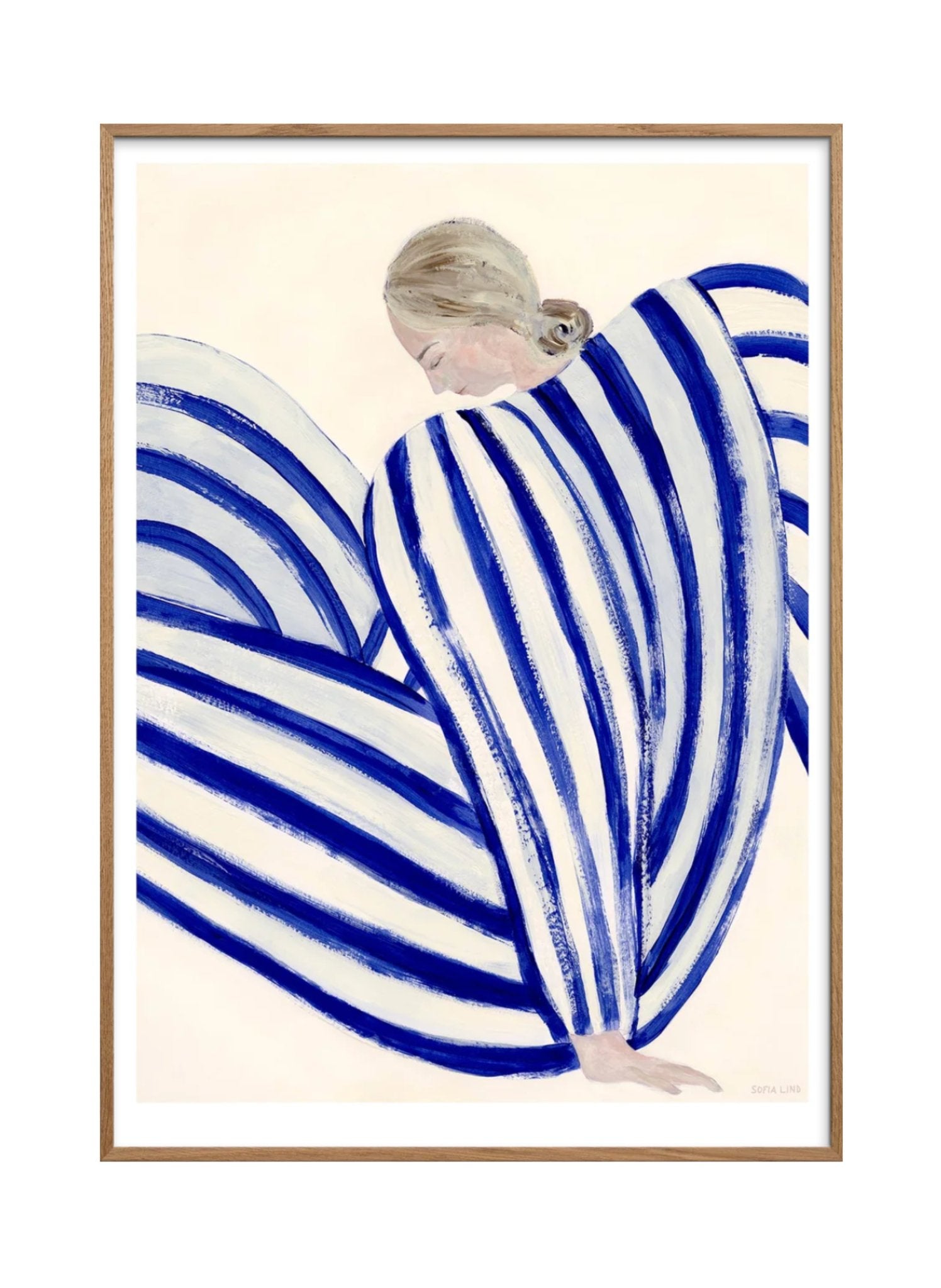 Poster & Frame Blue Stripe at Concorde - hei - kju