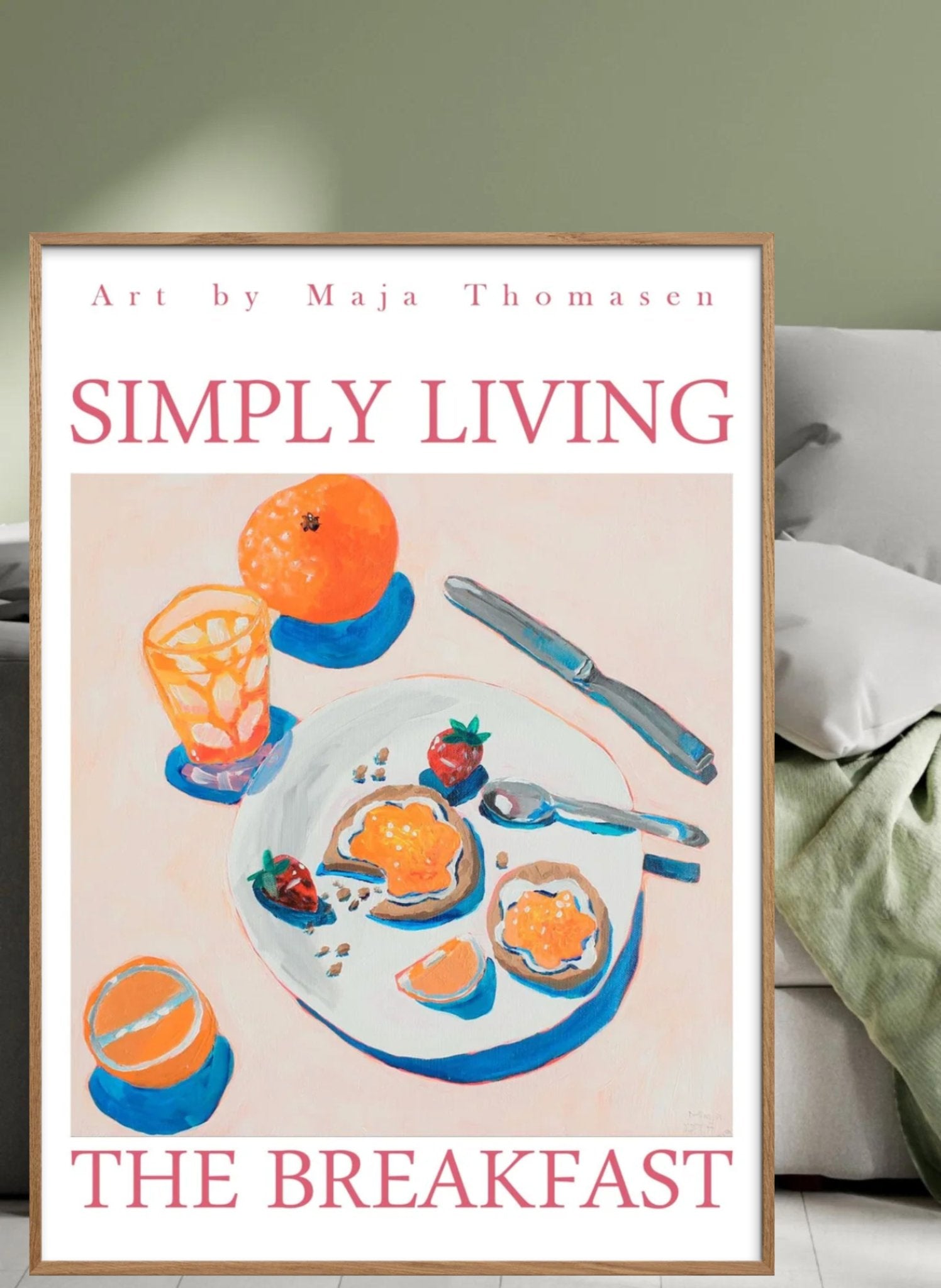 Poster & Frame Simply living x The breakfast - hei - kju