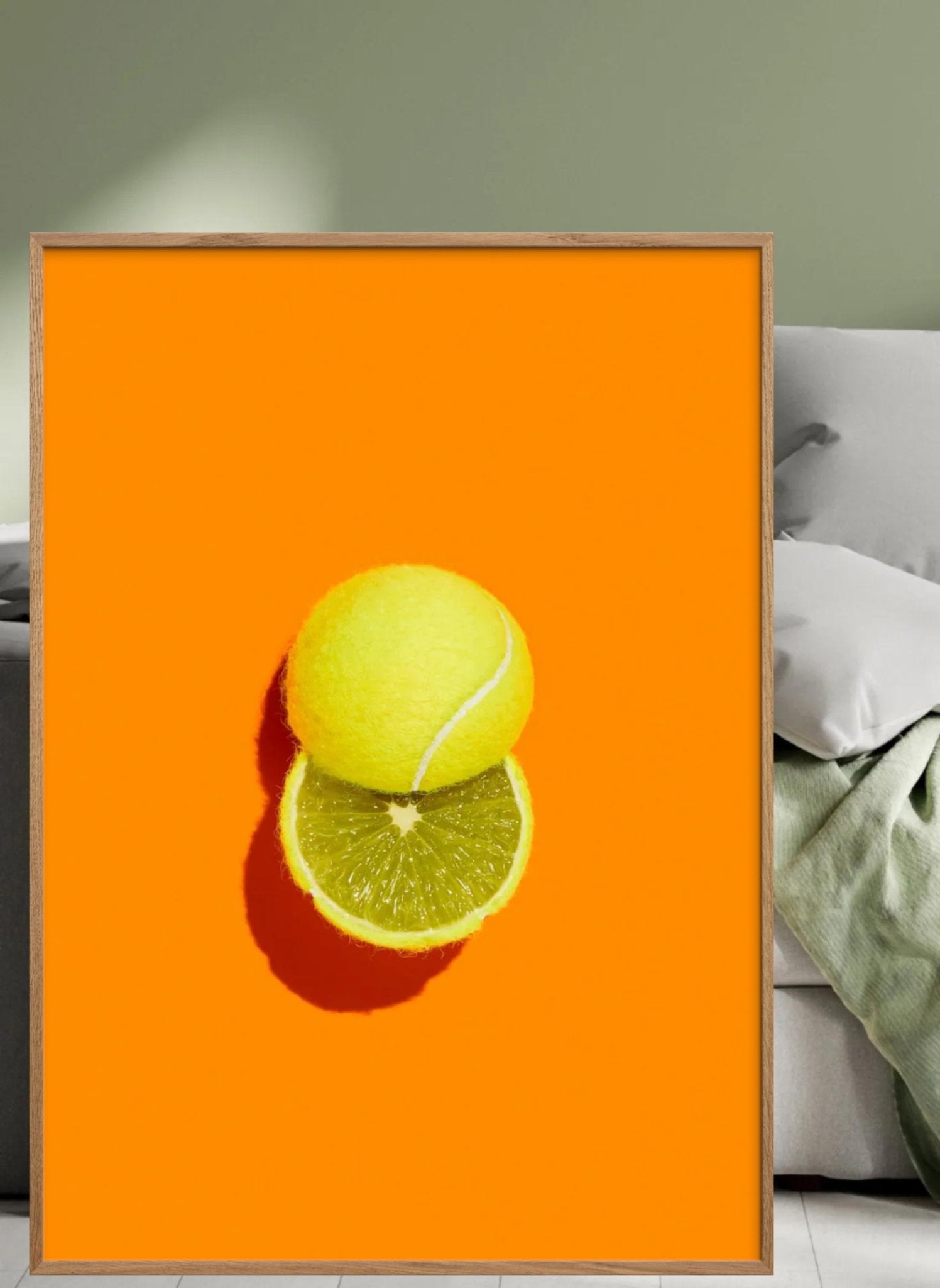 Poster & Frame Slice of Lime - hei - kju