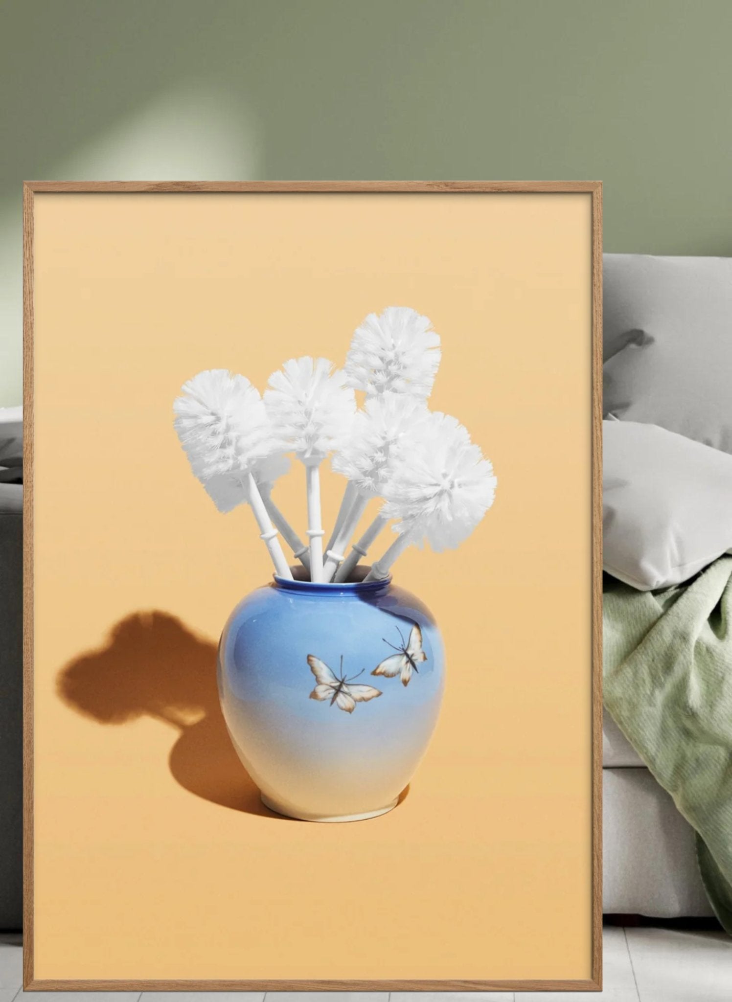 Poster & Frame Toilet brush bouquet - hei - kju