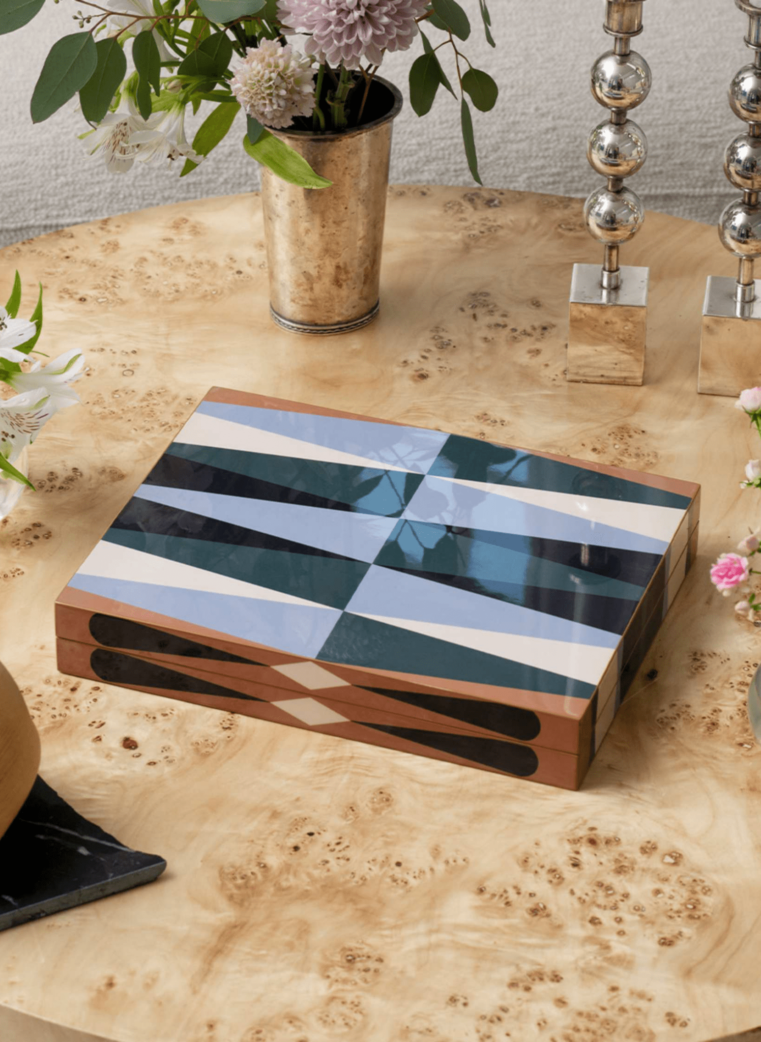PRINTWORKS Lackiertes Backgammon - hei - kju
