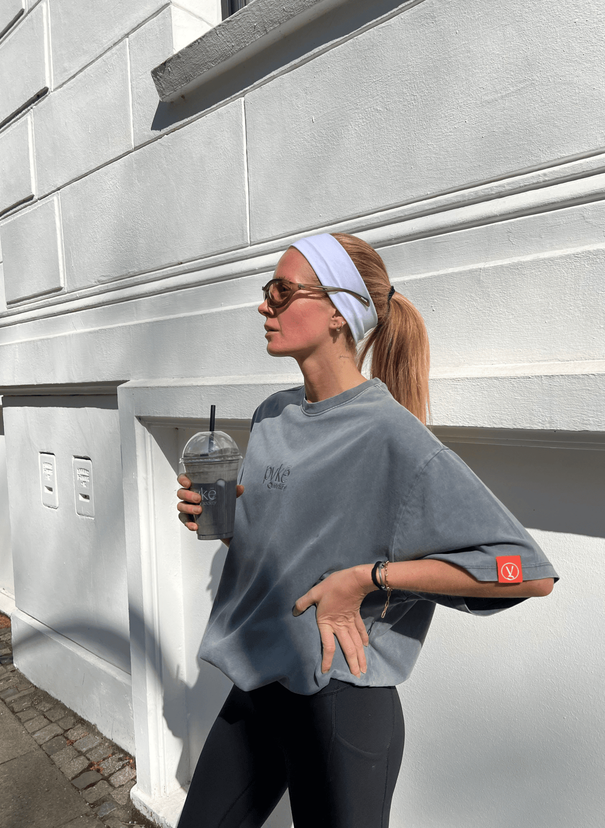 PYKĒ Awareness T-Shirt - Washed Grey - hei-kju