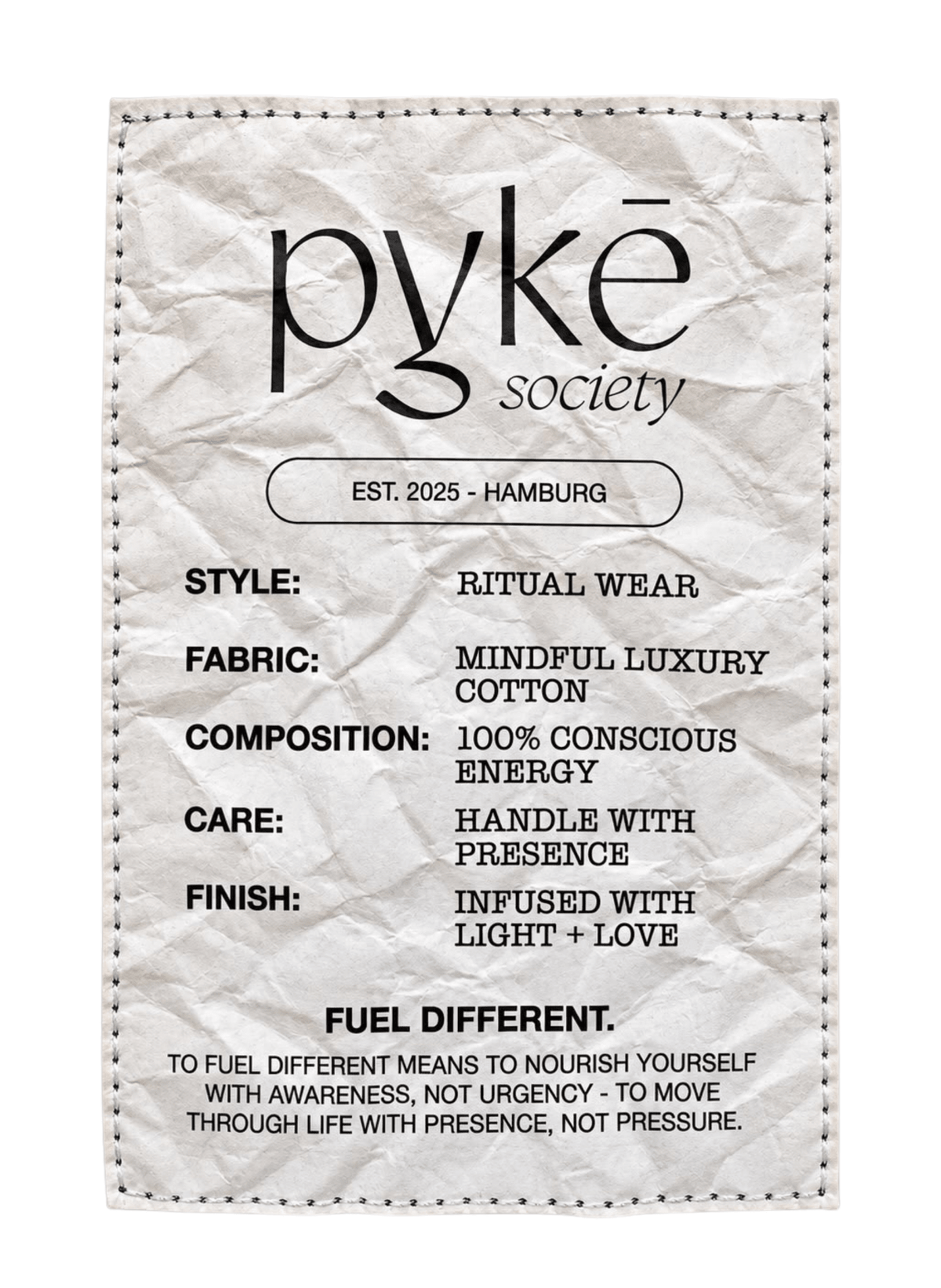 PYKĒ Awareness T-Shirt - Washed Grey - hei-kju