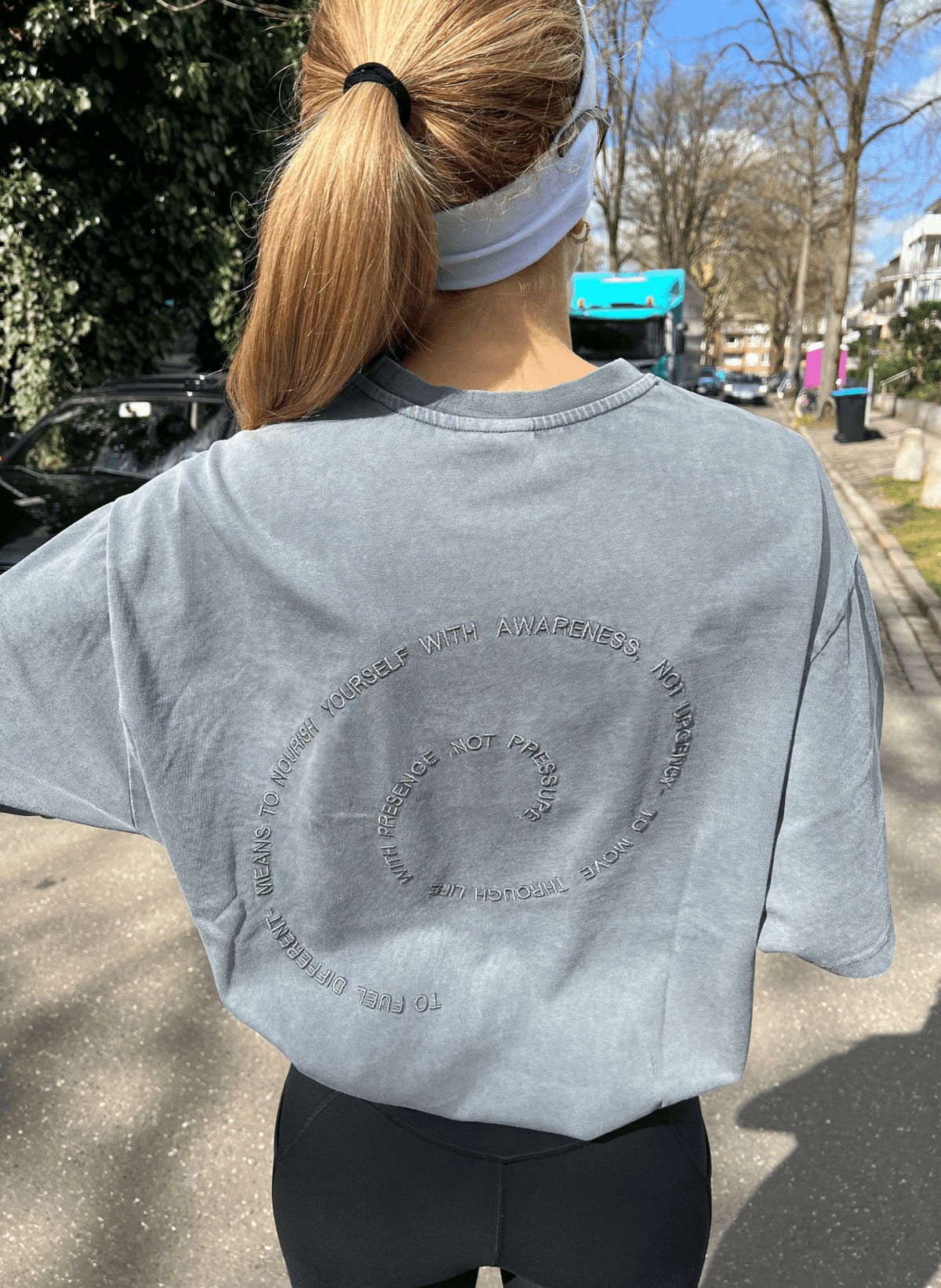 PYKĒ Awareness T-Shirt - Washed Grey - hei-kju