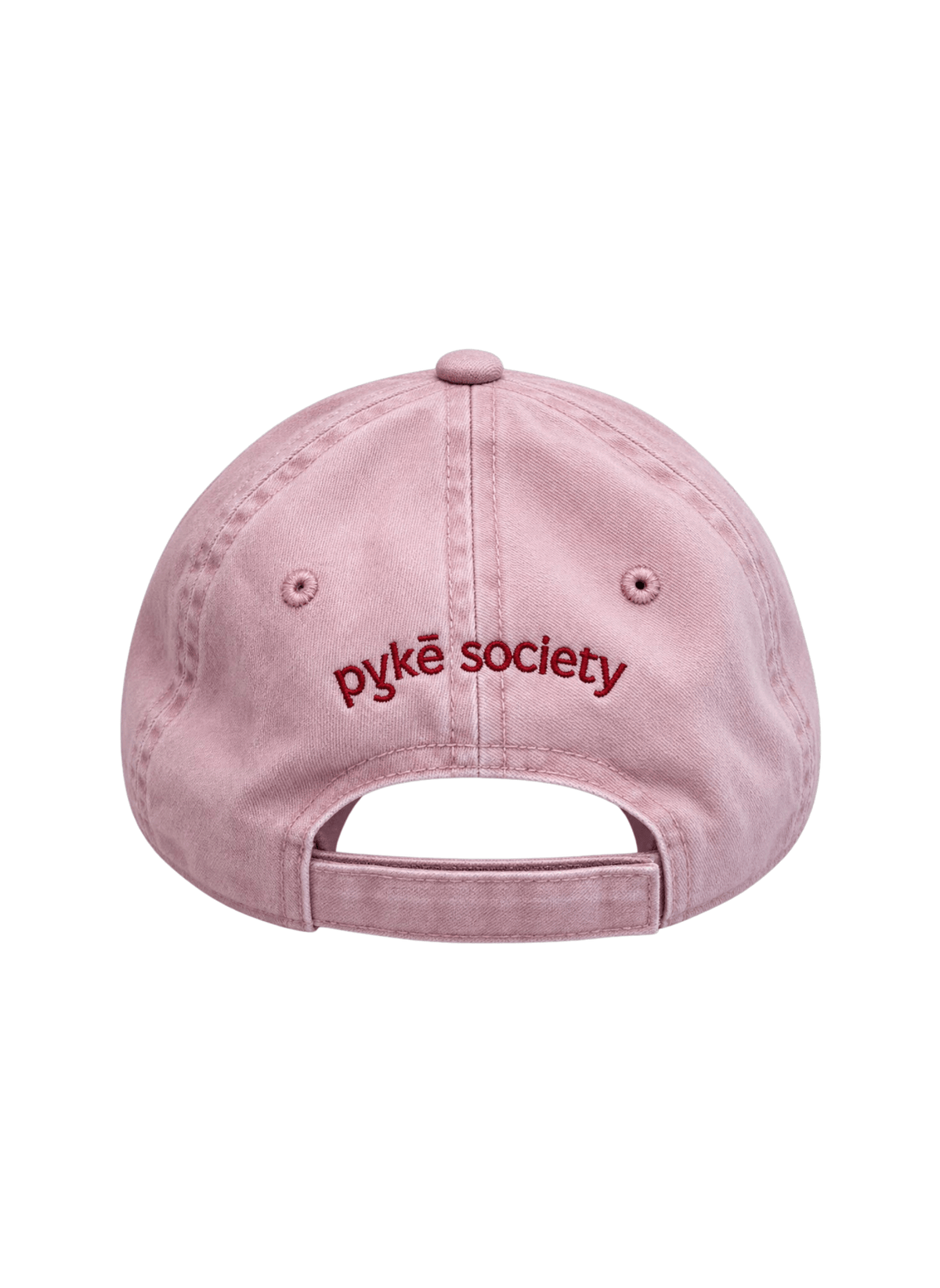 PYKĒ Cap More Red Lights, Less Red Flags - Washed Pink - hei-kju