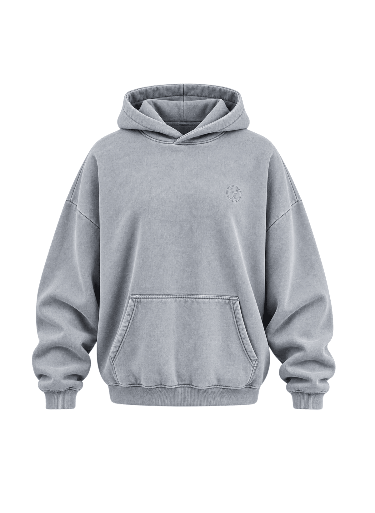 PYKĒ Fuel Different Hoodie - Washed Grey - hei-kju