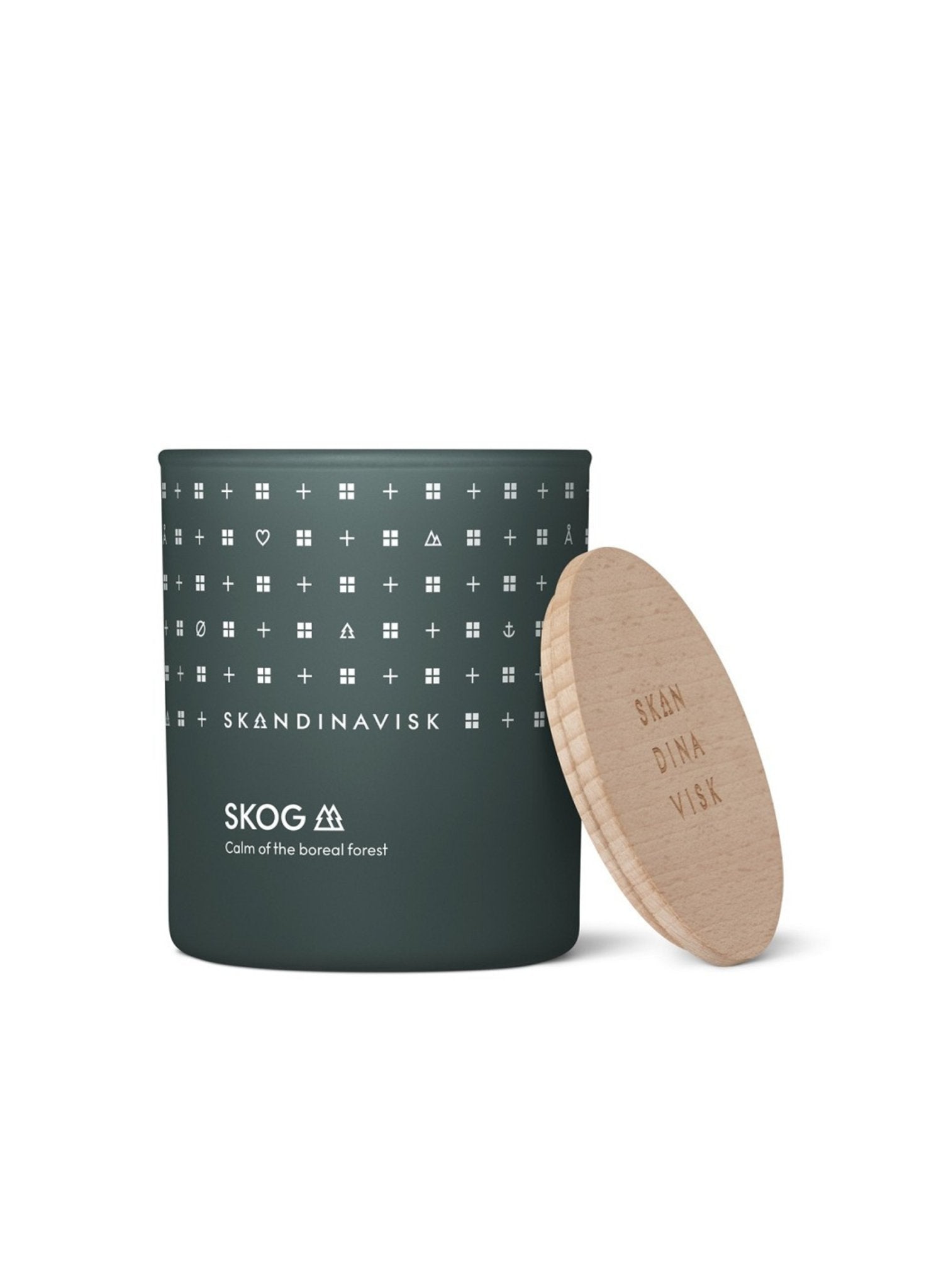 Skandinavisk Duftkerze mit Deckel SKOG - hei - kju