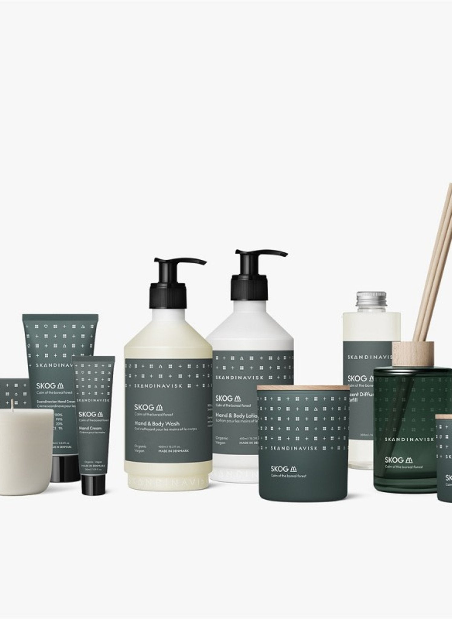 Skandinavisk Duftkerze mit Deckel SKOG - hei - kju