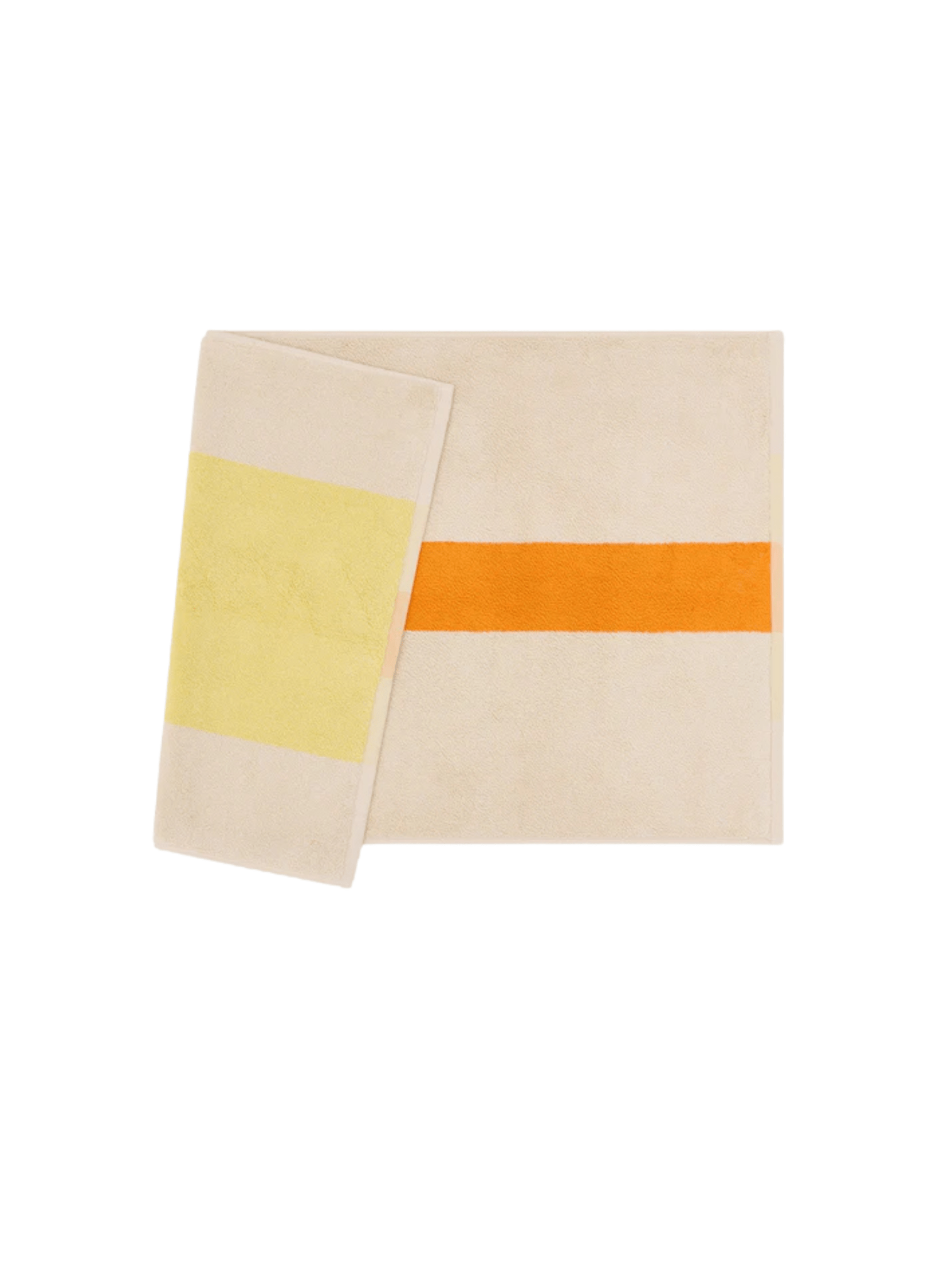 Suite702 Badematte 100% Baumwolle Gelb Orange - hei - kju