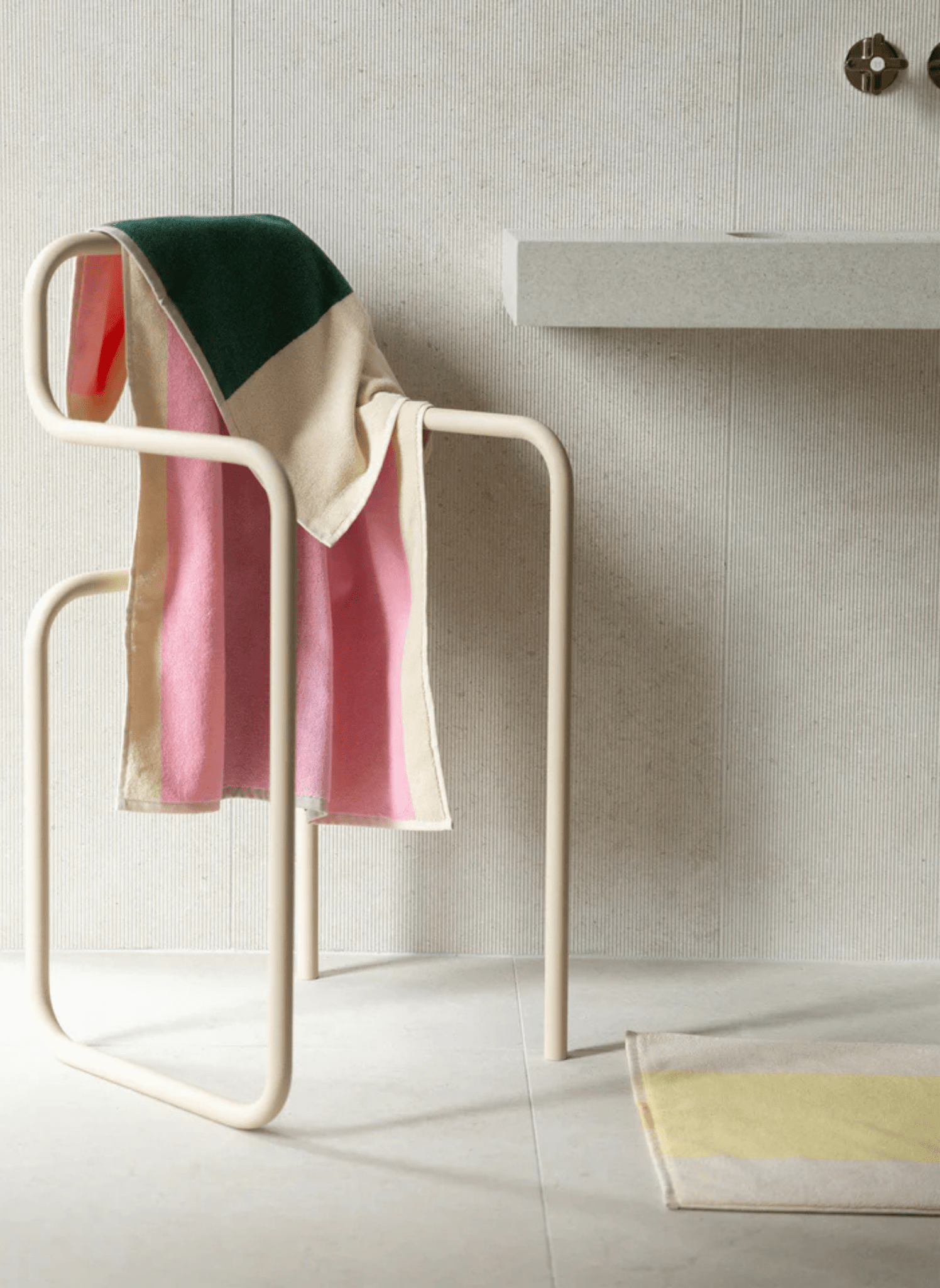 Suite702 Badematte 100% Baumwolle Gelb Orange - hei - kju